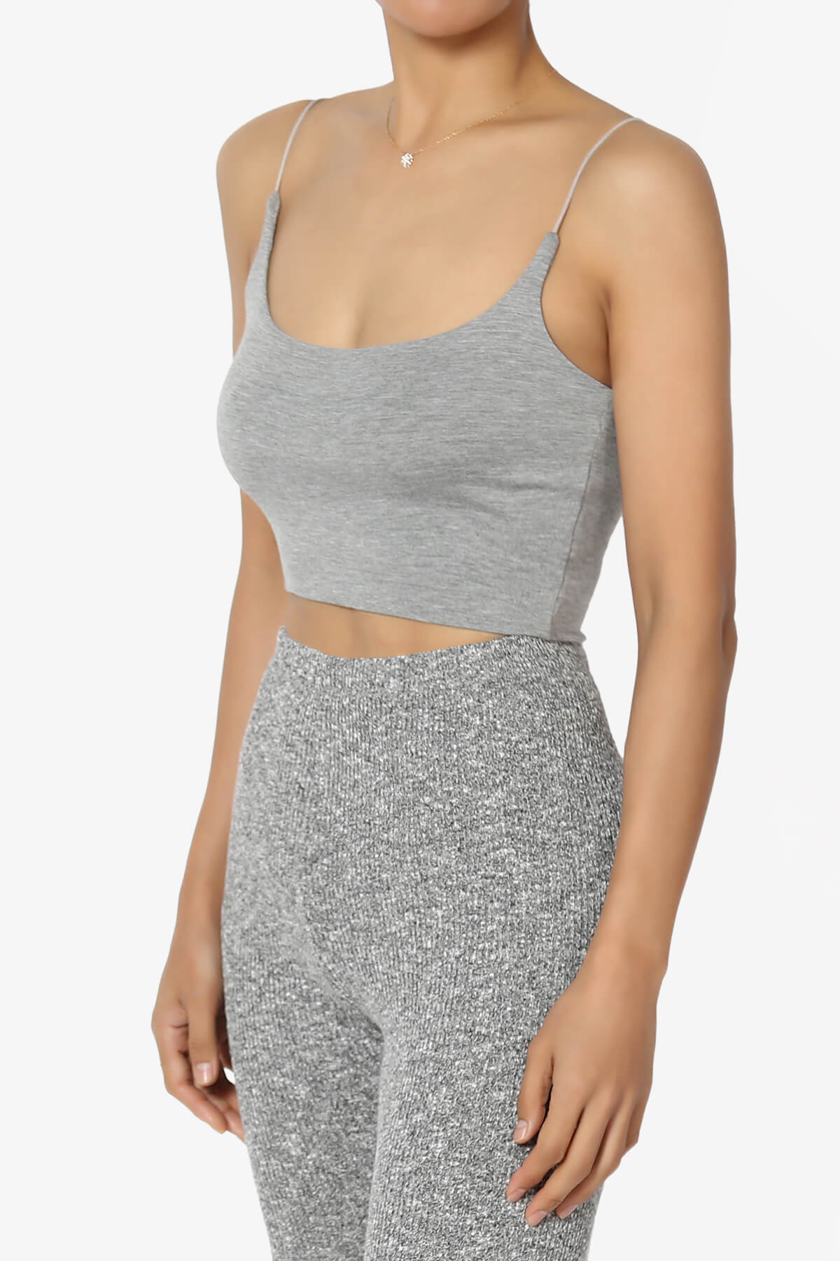 Milina Double Layered Jersey Brami HEATHER GREY_3