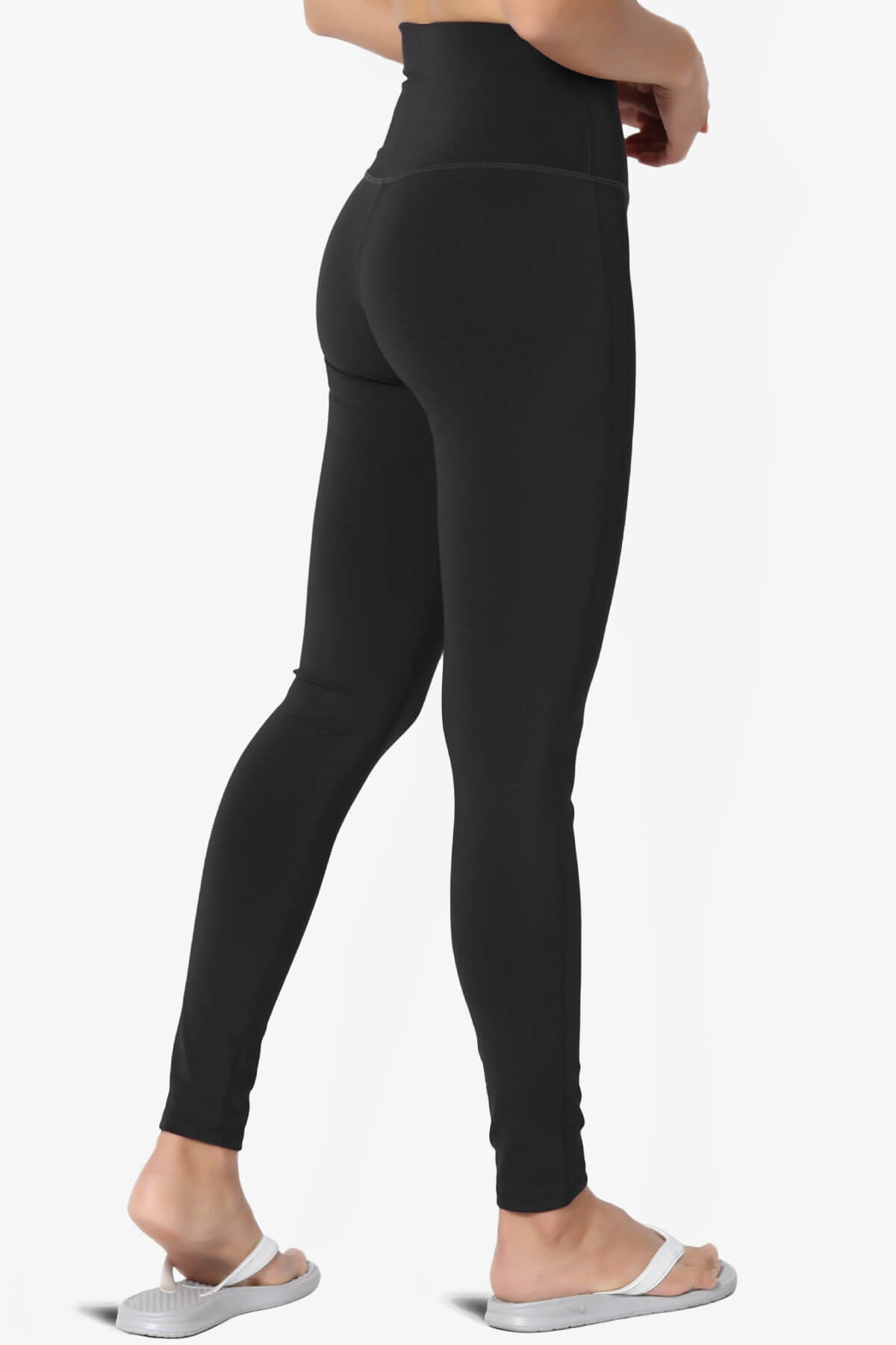 Mosco Athletic High Rise Ankle Leggings BLACK_1