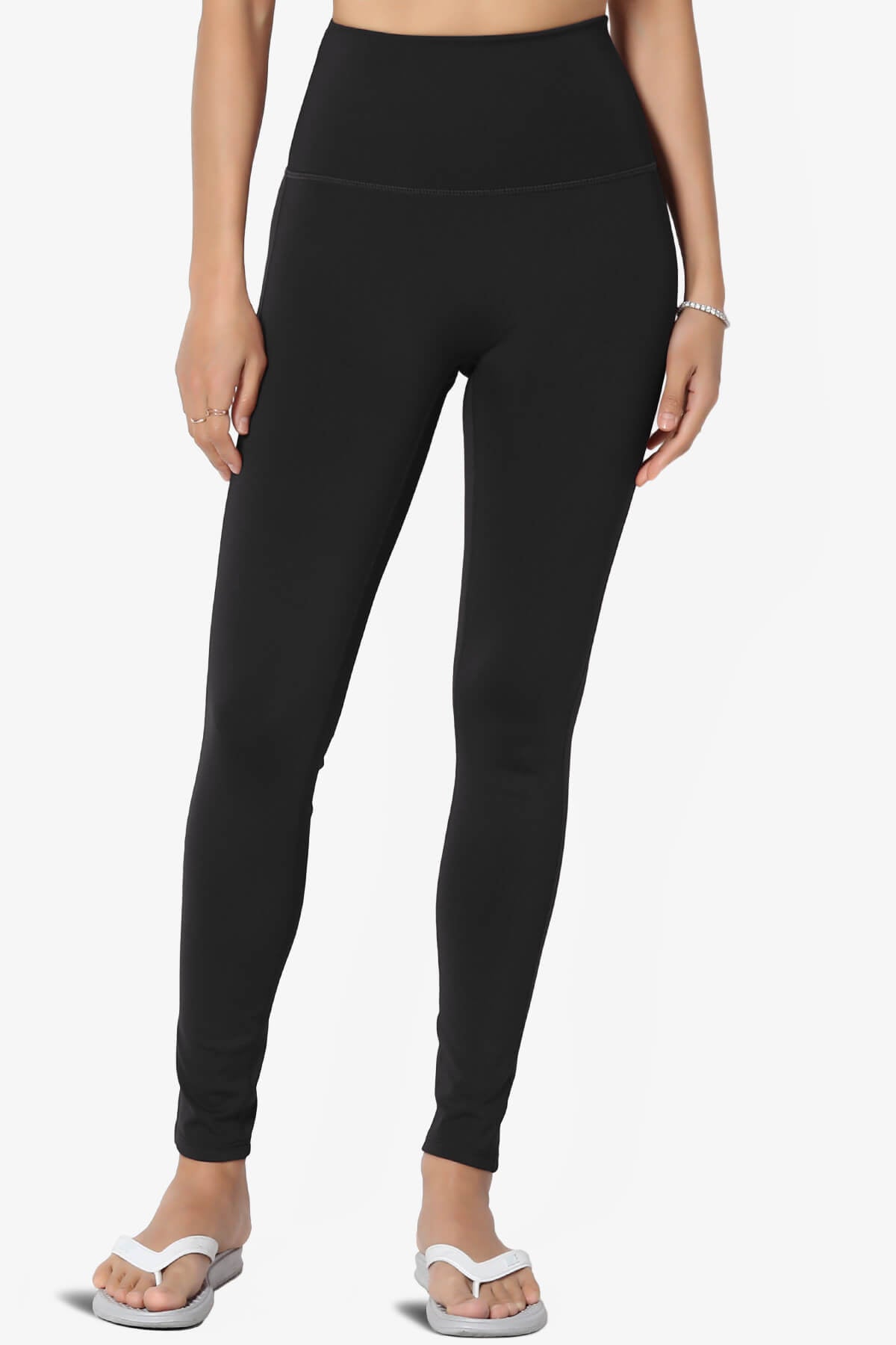 Mosco Athletic High Rise Ankle Leggings BLACK_2