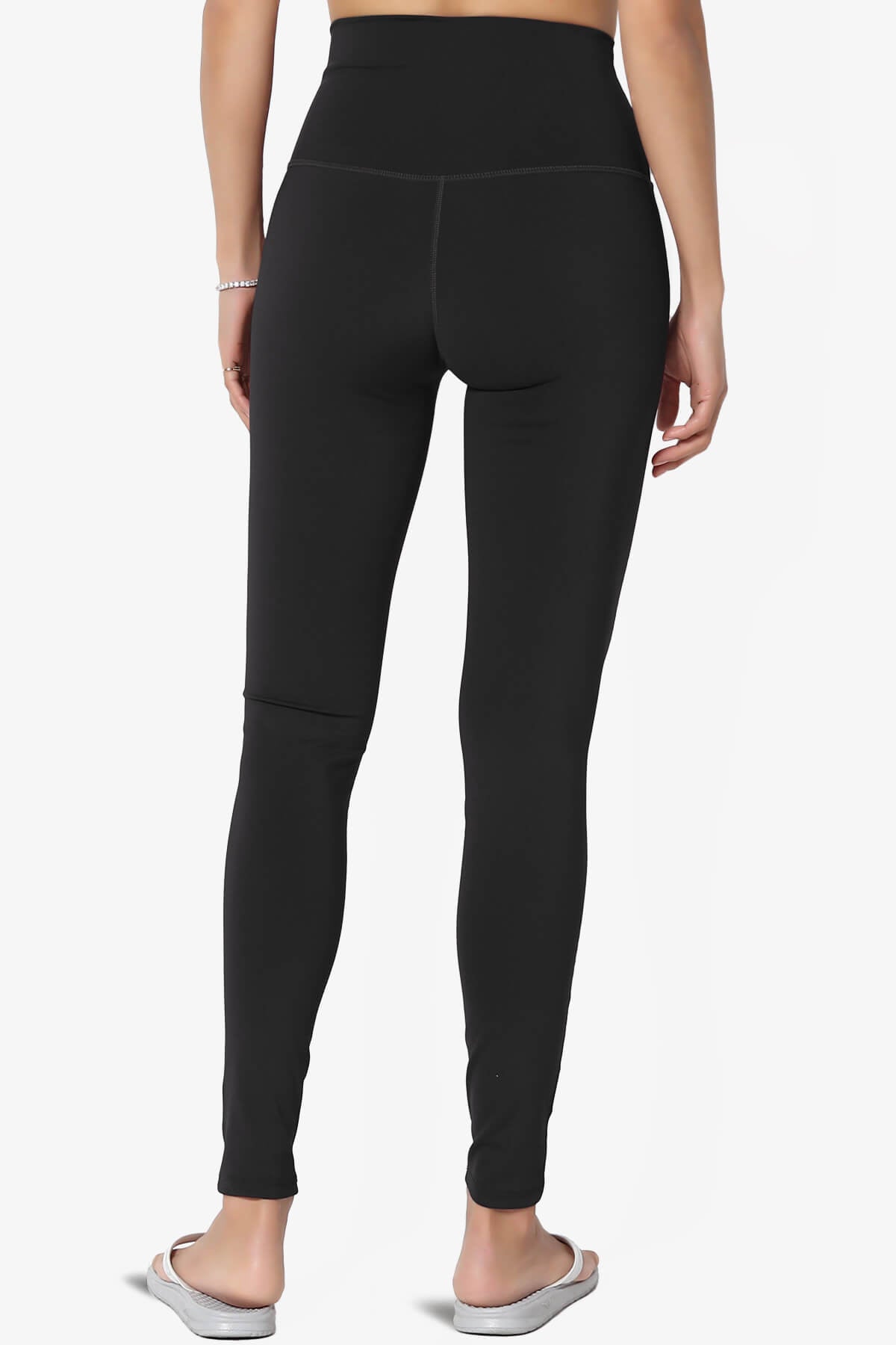 Mosco Athletic High Rise Ankle Leggings BLACK_4