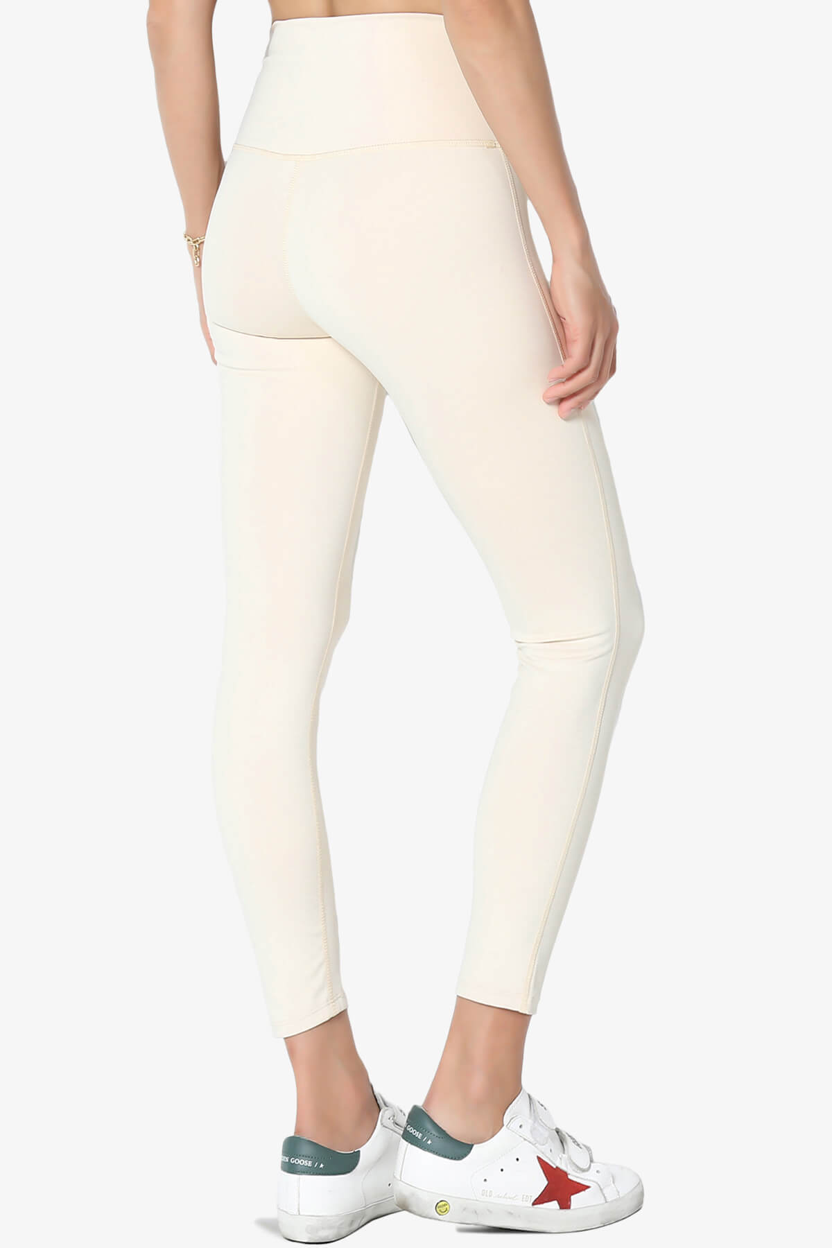Mosco Athletic Tummy Control Workout Leggings TAUPE_1