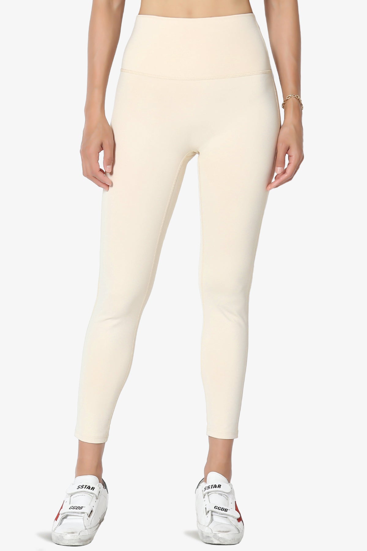 Mosco Athletic Tummy Control Workout Leggings TAUPE_2