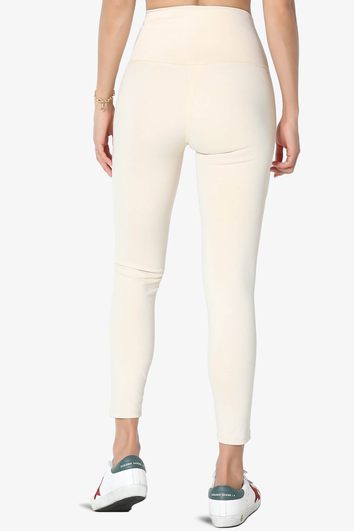 Mosco Athletic Tummy Control Workout Leggings TAUPE_4