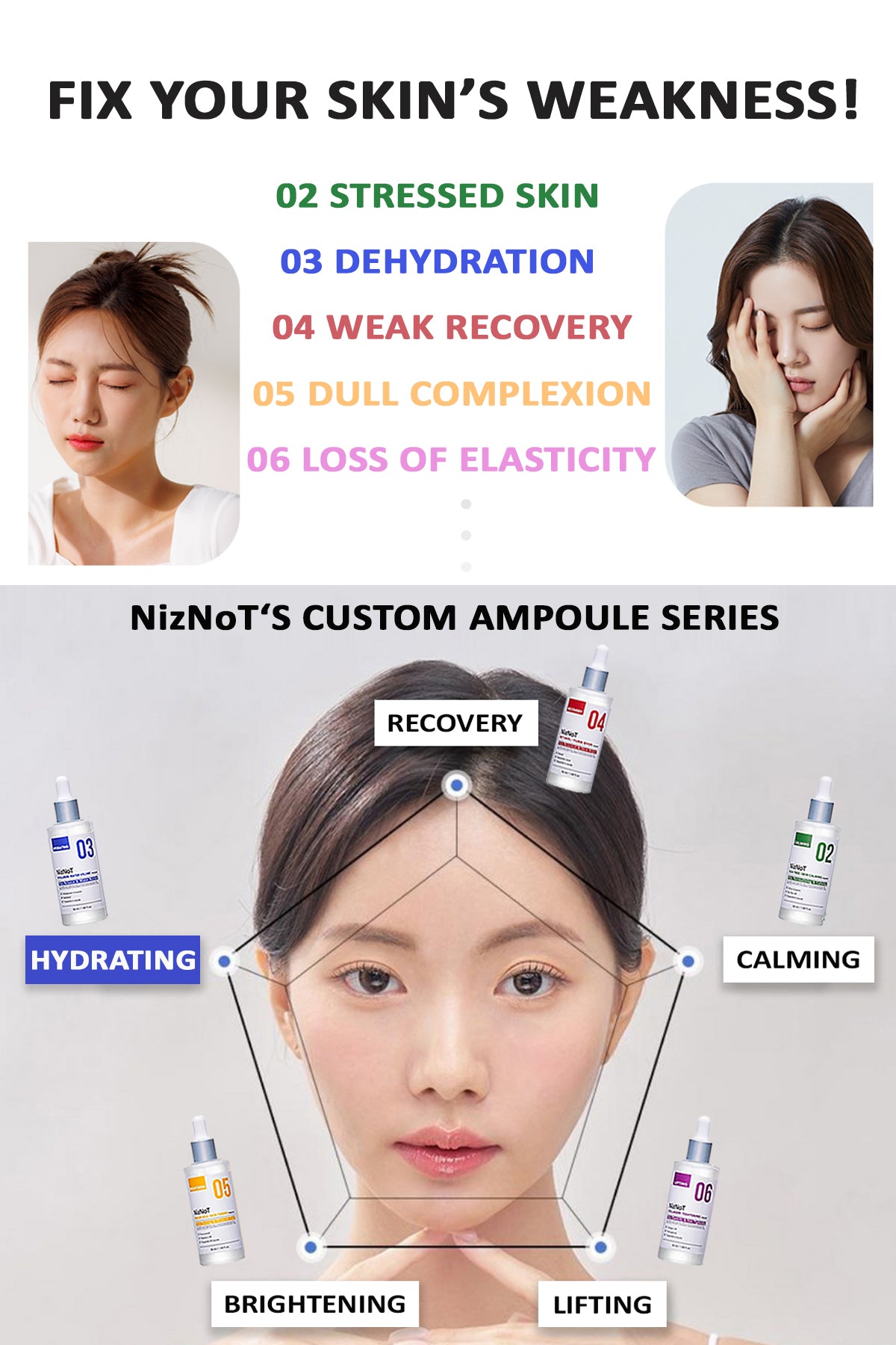 NizNoT 03 Hydrating Hyaluron Water Volume Ampoule 50ml/1.69fl.oz