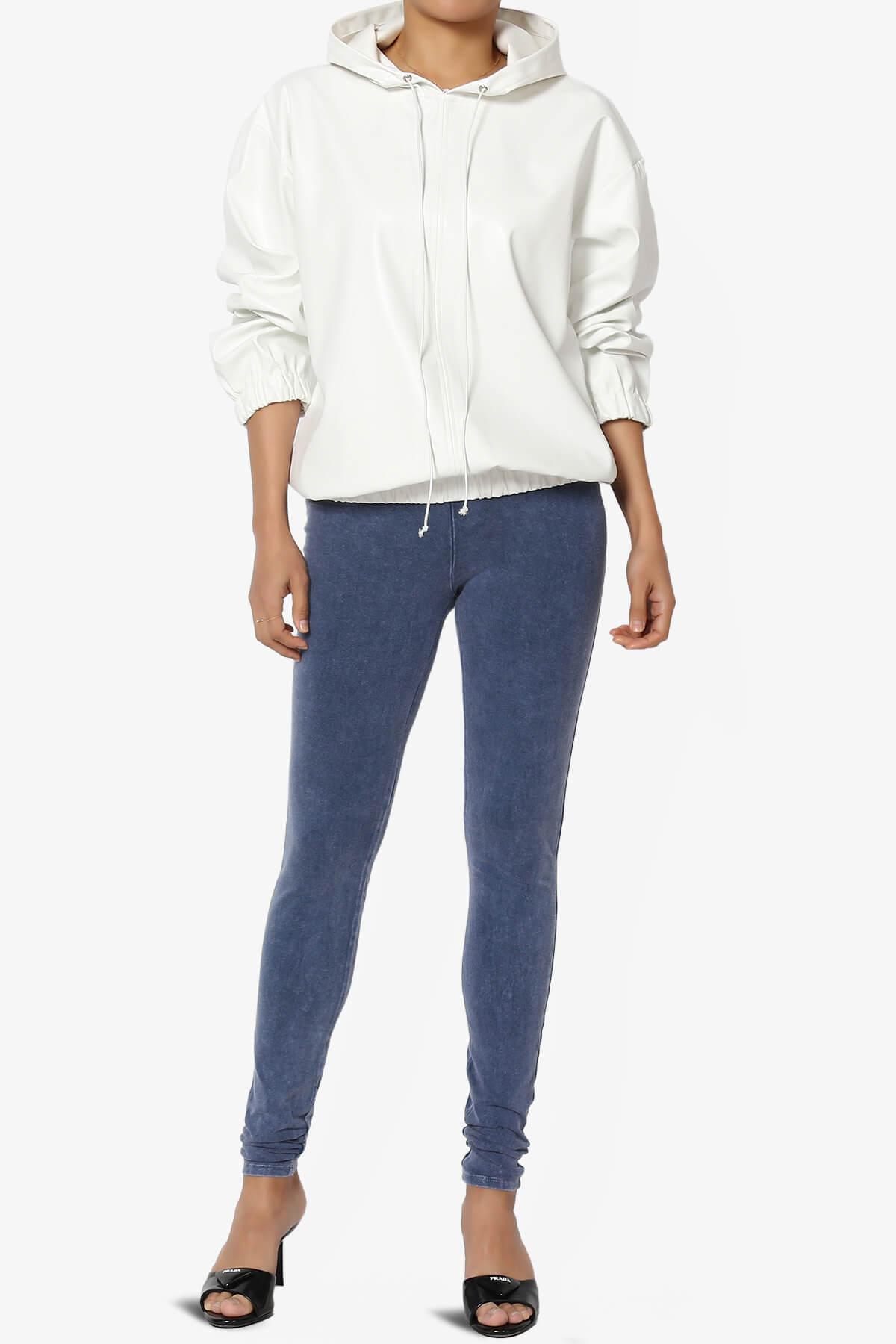 Resort Mineral Wash High Waisted Leggings DENIM BLUE_6