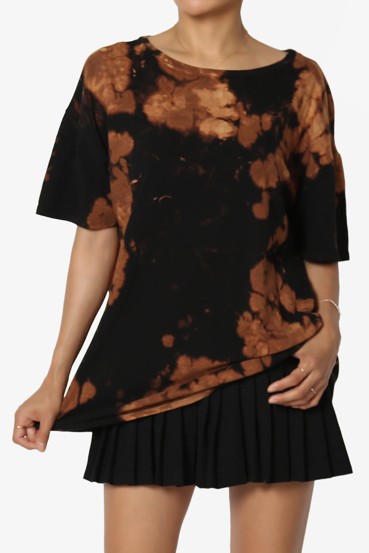 Roland Tie Dye Oversized T-Shirt BLACK_1