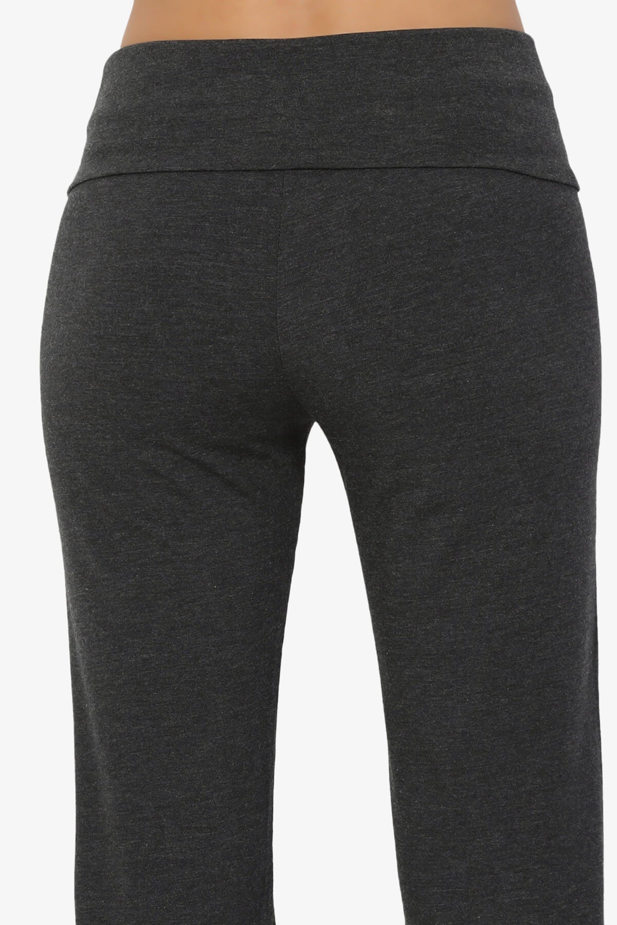 Sara Foldover Waist Yoga Pants CHARCOAL_6