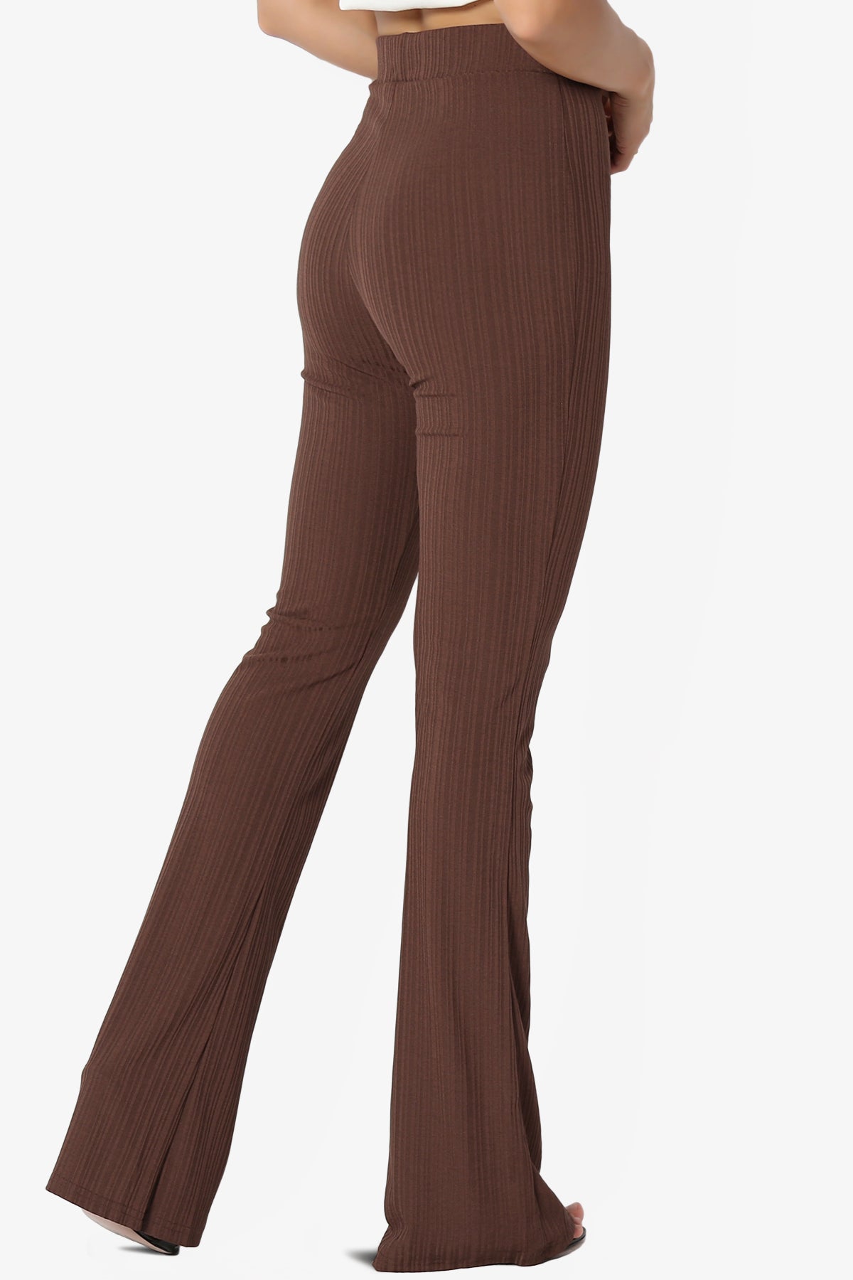 Lotto Rib High Rise Flared Pants