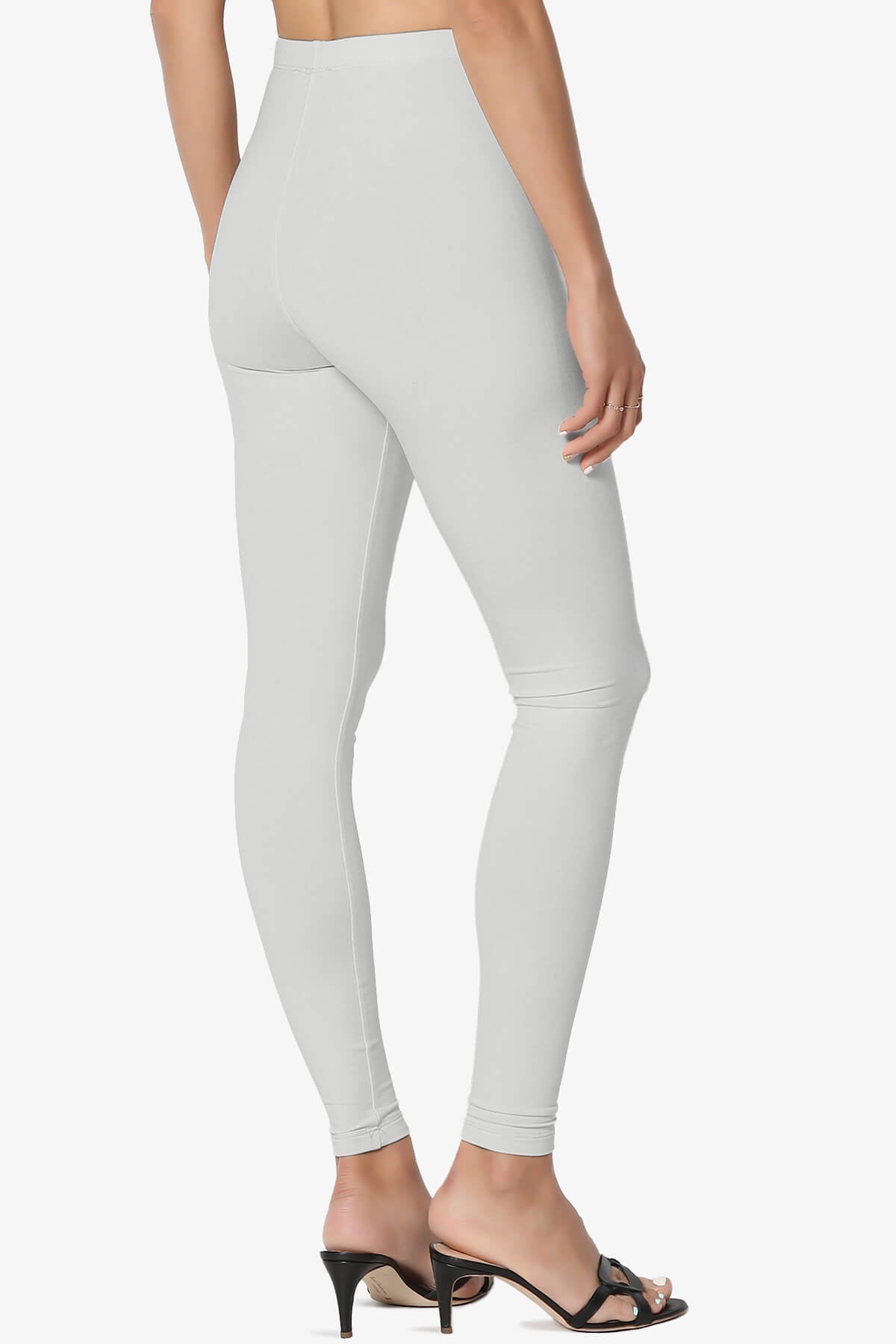 Slimmer Super Soft Comfort Ankle Leggings LIGHT GREY_4