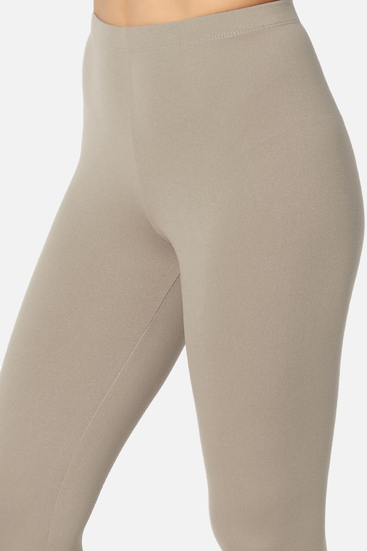 Slimmer Super Soft Comfort Ankle Leggings LIGHT MOCHA_5