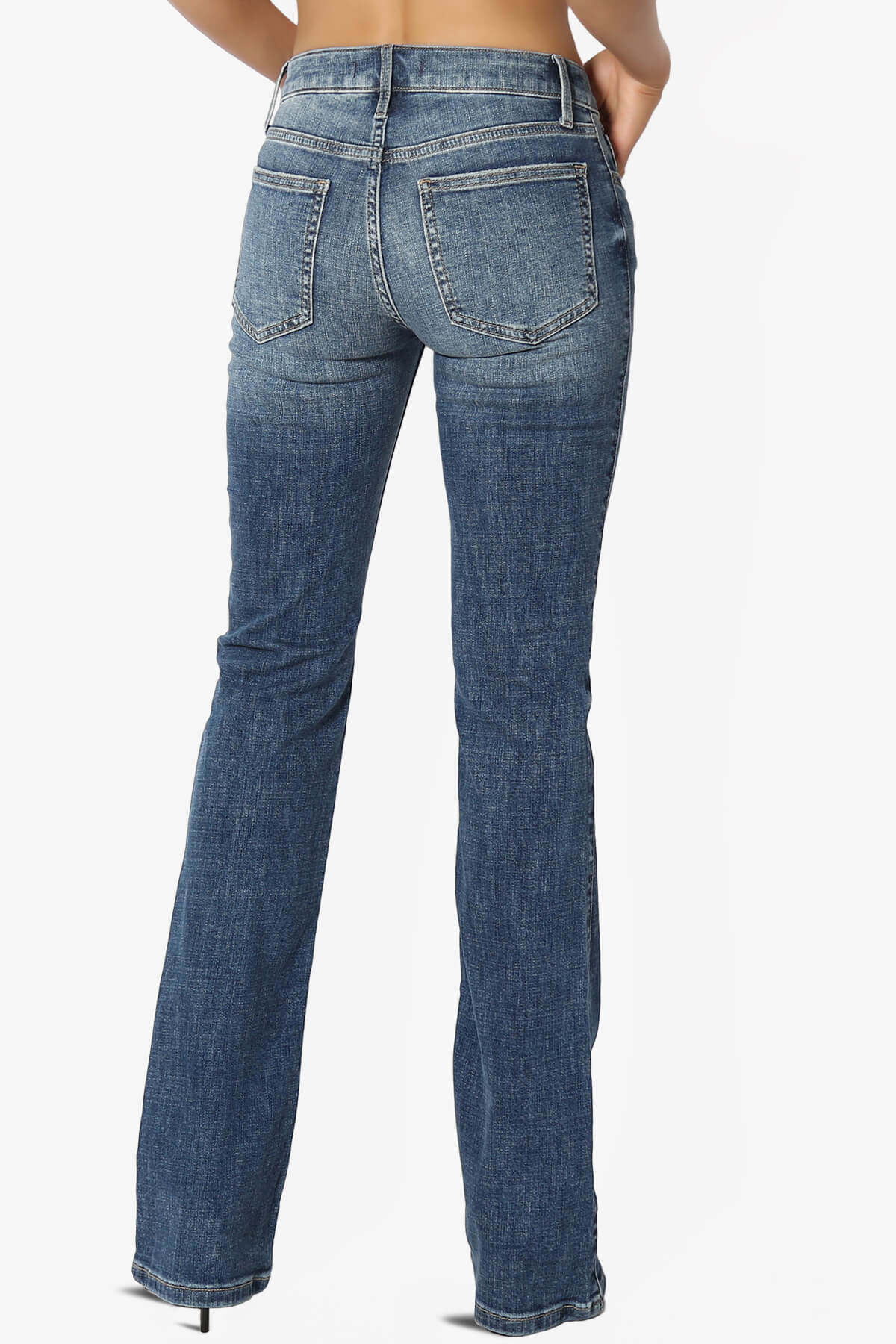 Tana Low Rise Relaxed Bootcut Jeans DARK_2