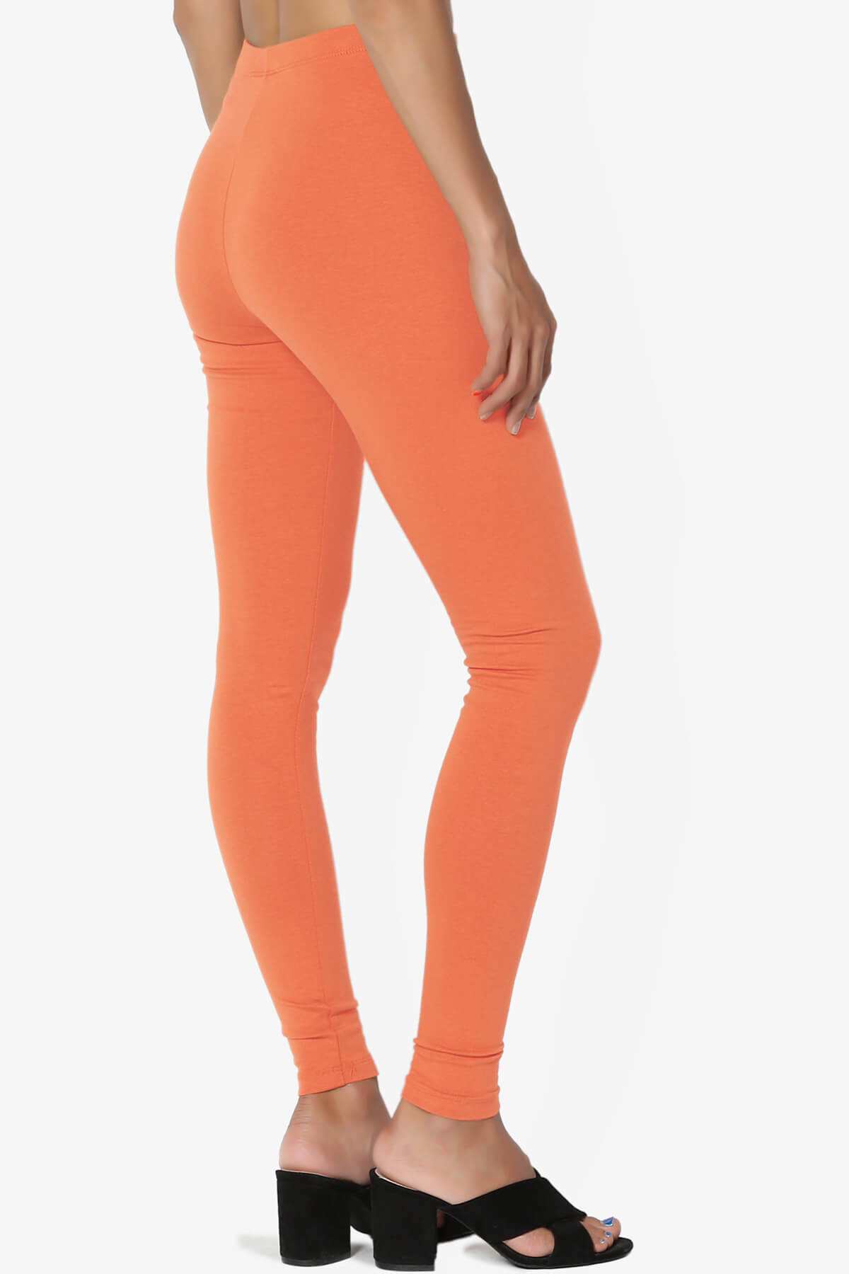 Thalia Cotton Jersey Ankle Leggings ASH COPPER_4