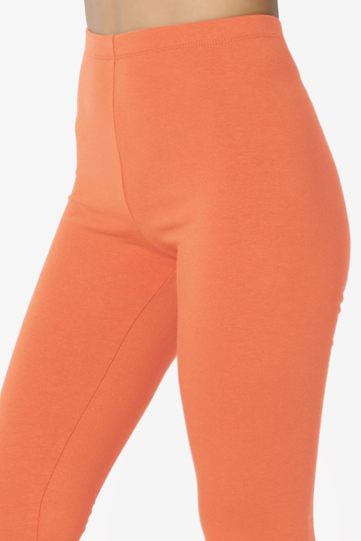 Thalia Cotton Jersey Ankle Leggings ASH COPPER_5