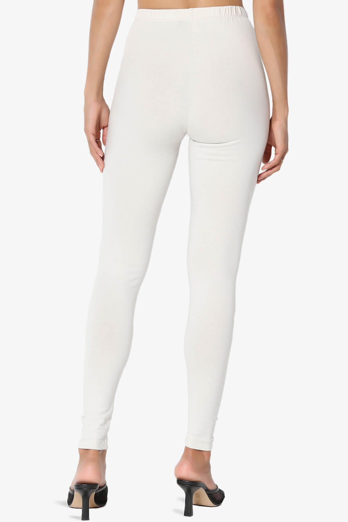 Thalia Cotton Jersey Ankle Leggings BONE_2