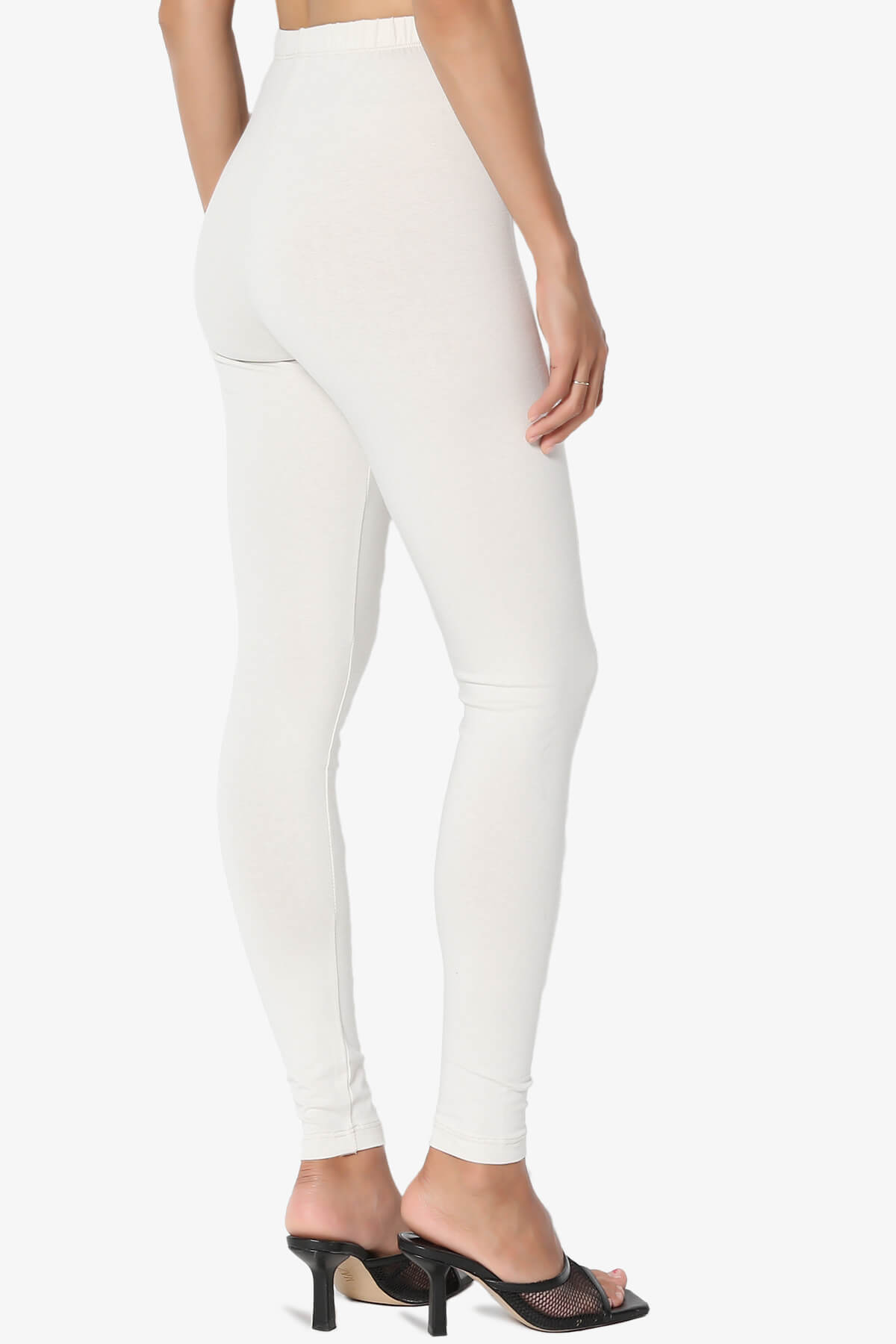 Thalia Cotton Jersey Ankle Leggings BONE_4