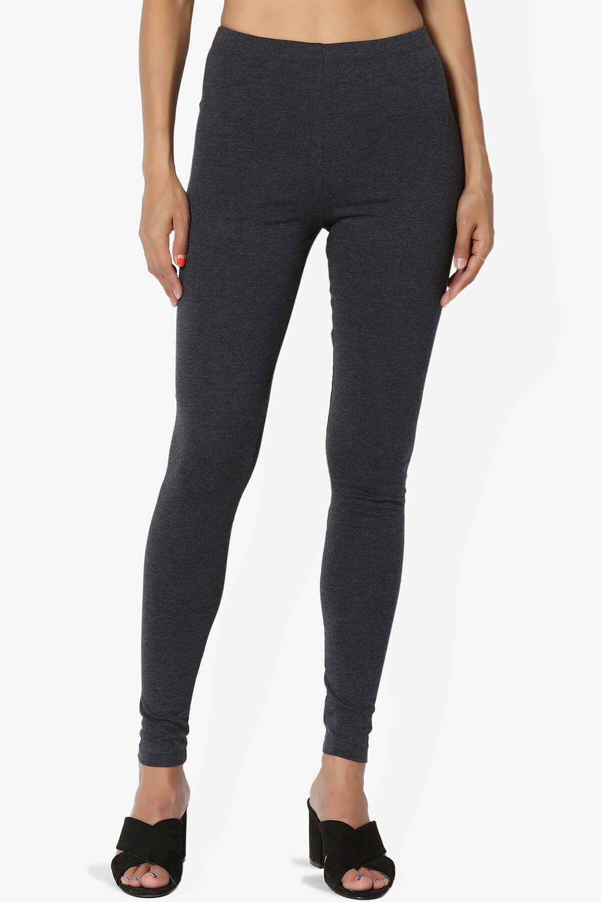 Thalia Cotton Jersey Ankle Leggings CHARCOAL_1