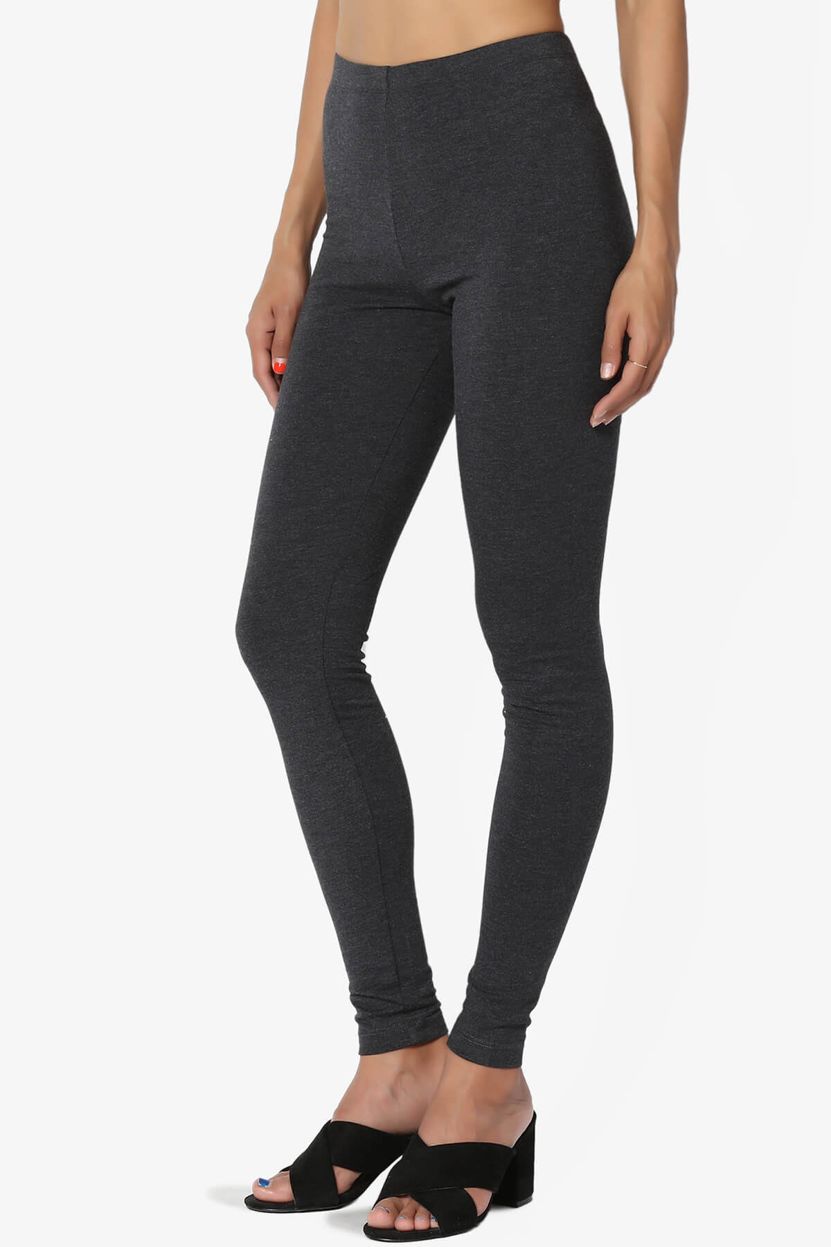 Thalia Cotton Jersey Ankle Leggings CHARCOAL_3
