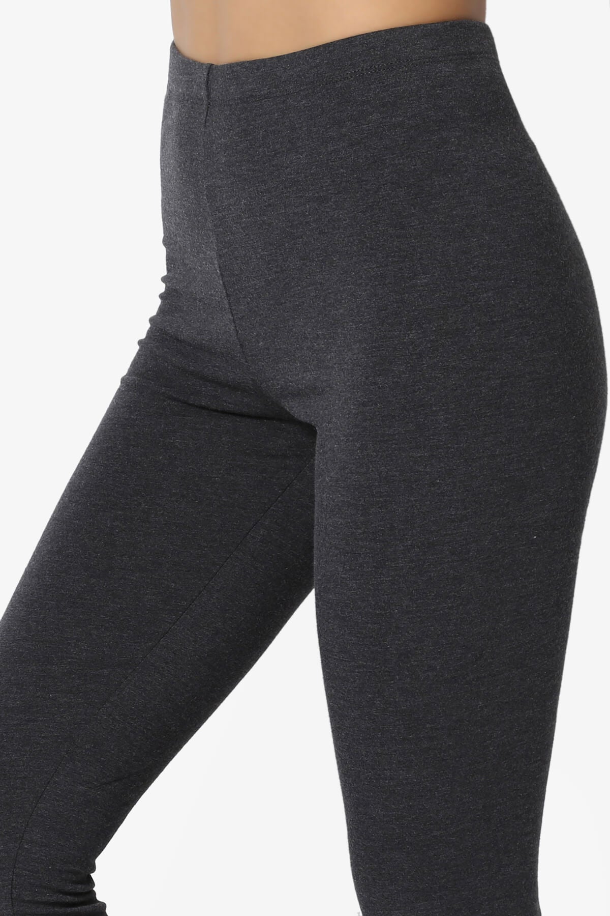 Thalia Cotton Jersey Ankle Leggings CHARCOAL_5
