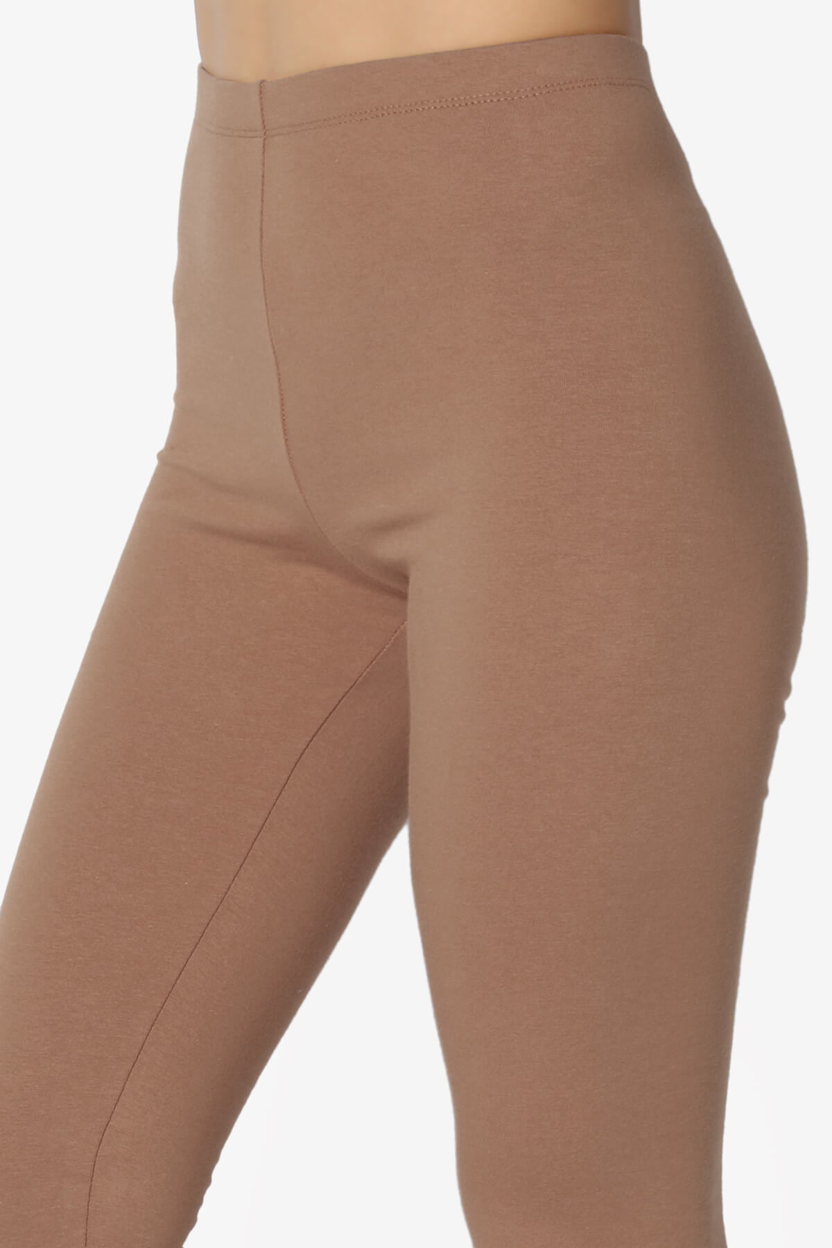 Thalia Cotton Jersey Ankle Leggings COCOA_5