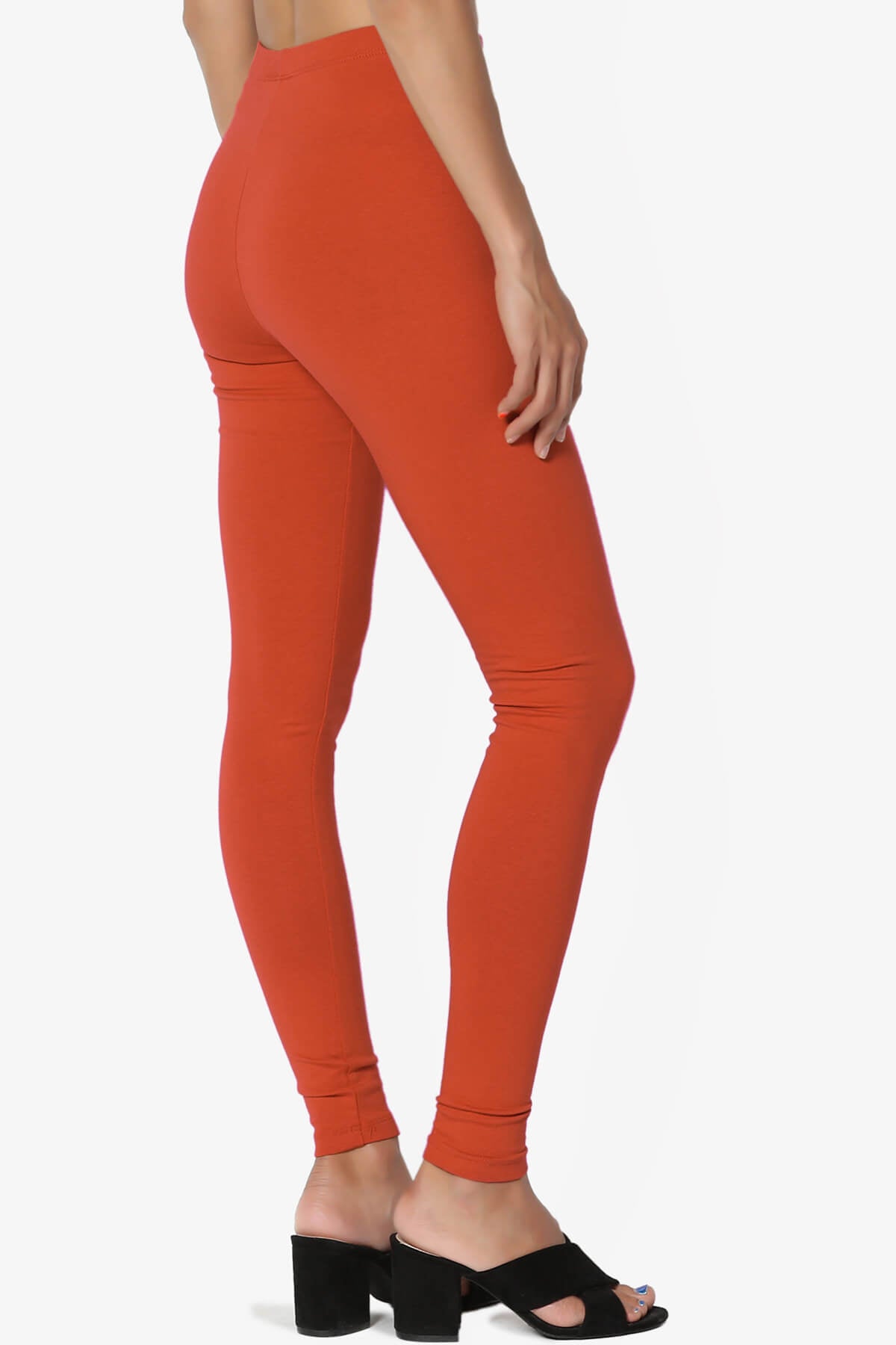 Thalia Cotton Jersey Ankle Leggings COPPER_4