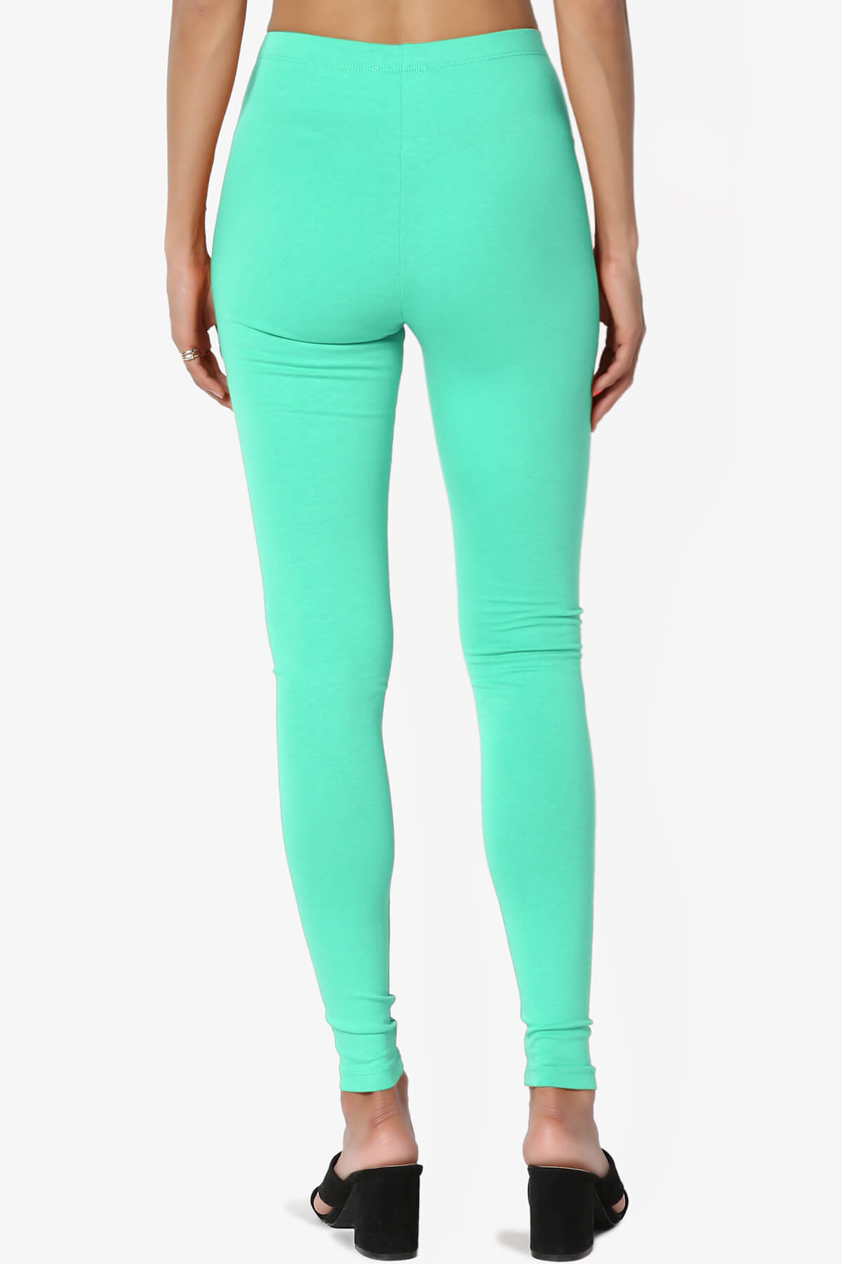Thalia Cotton Jersey Ankle Leggings MINT_2