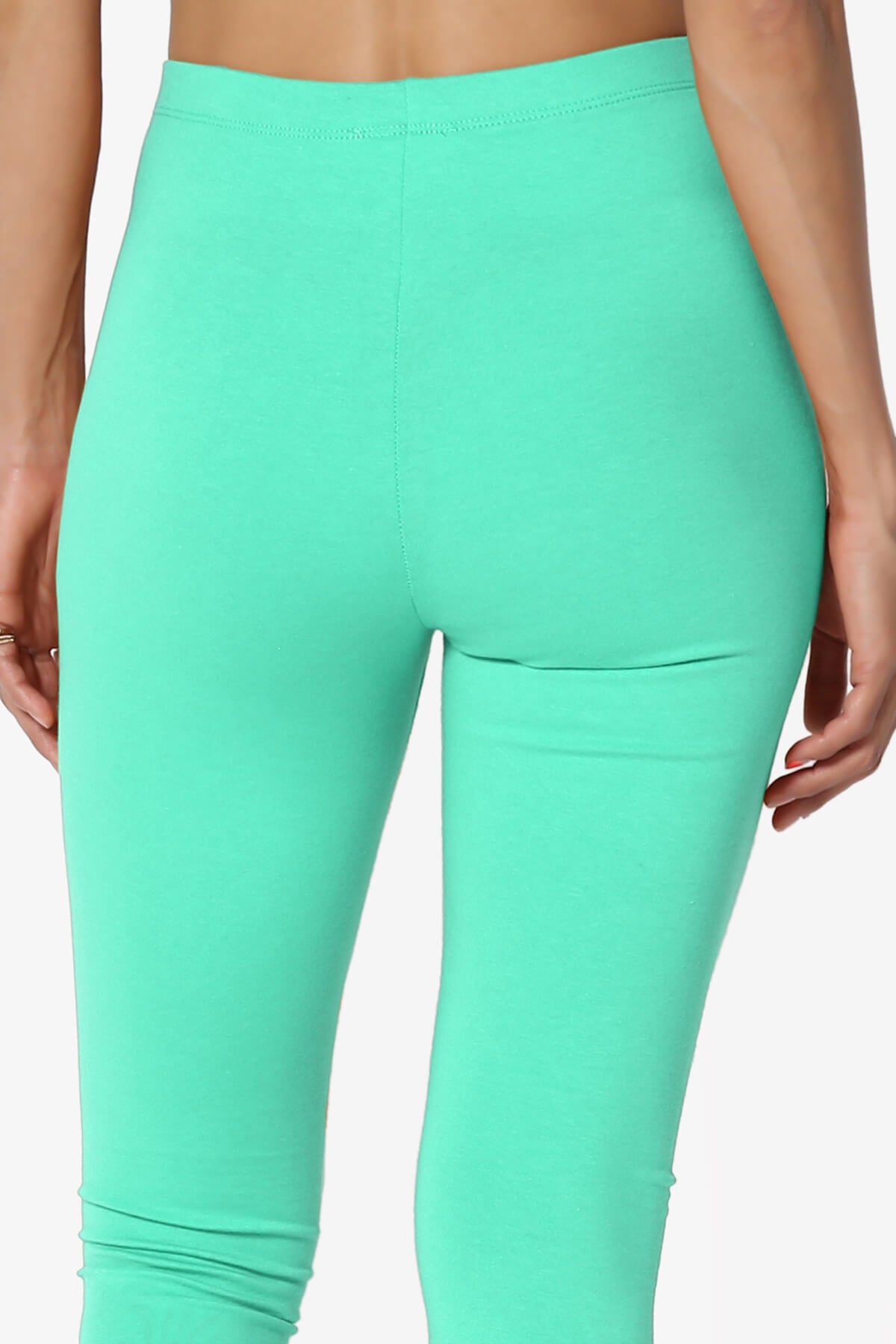 Thalia Cotton Jersey Ankle Leggings MINT_6
