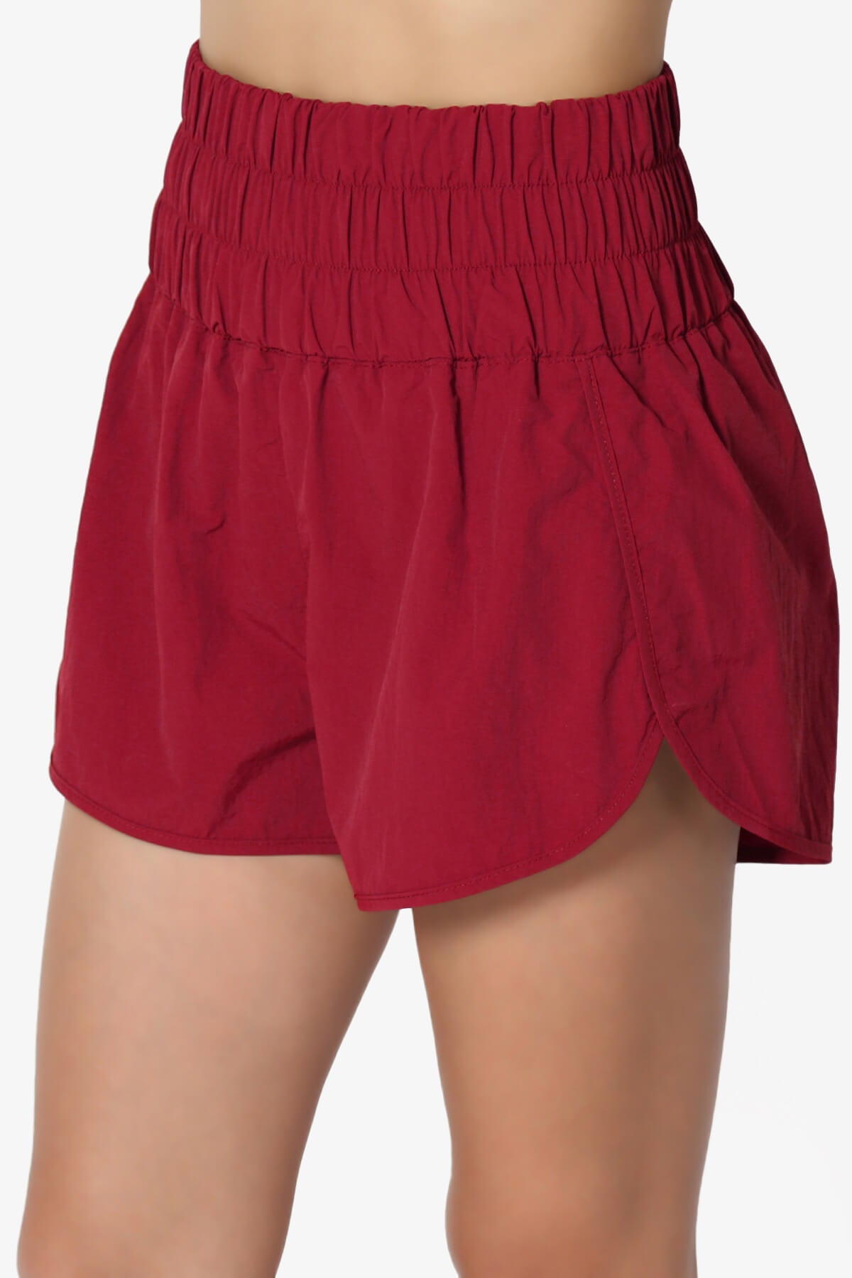 The Way Home Running Shorts BURGUNDY_5