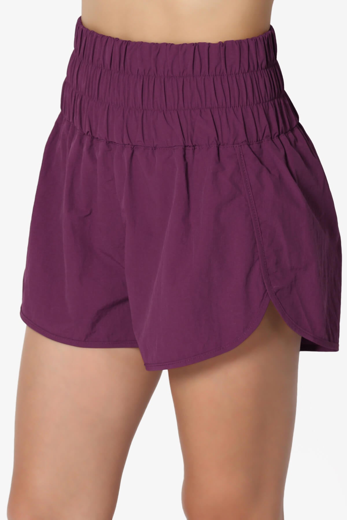 The Way Home Running Shorts PLUM_5