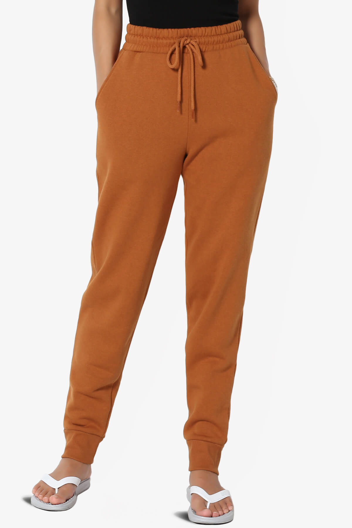 Tove Drawstring Jogger Sweatpants ALMOND_1