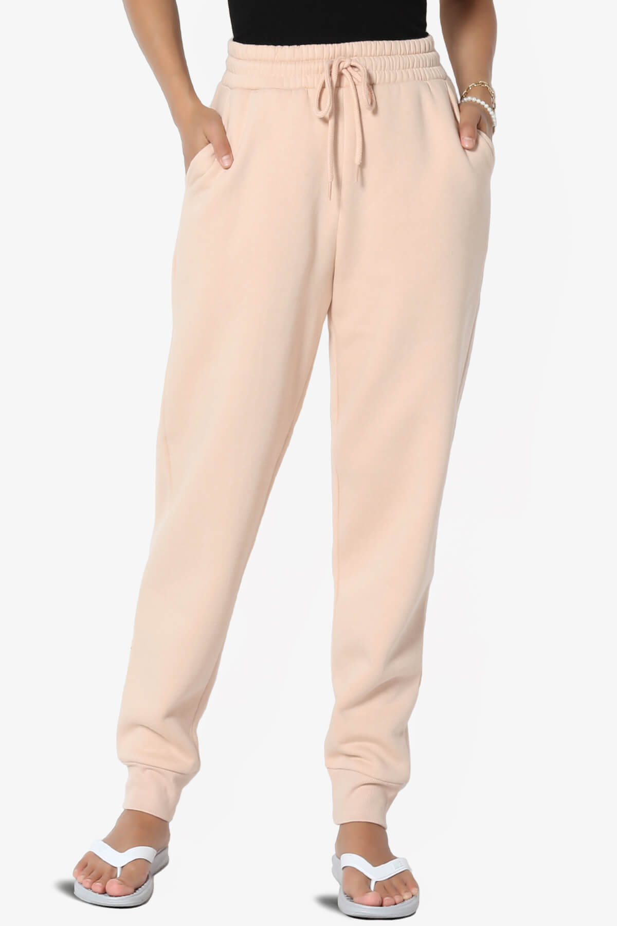 Tove Drawstring Jogger Sweatpants DUSTY BLUSH_3