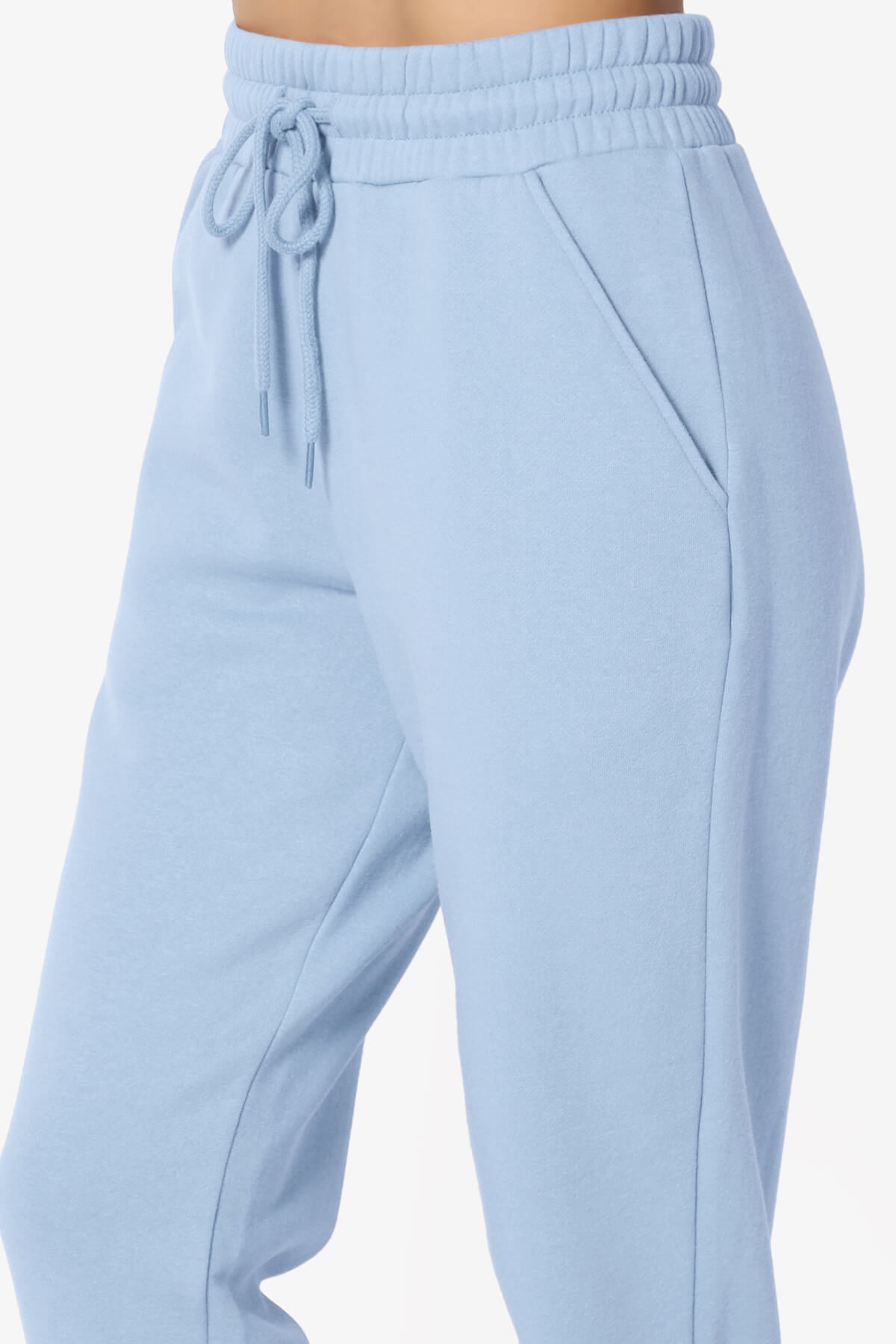 Tove Drawstring Jogger Sweatpants LIGHT BLUE_5
