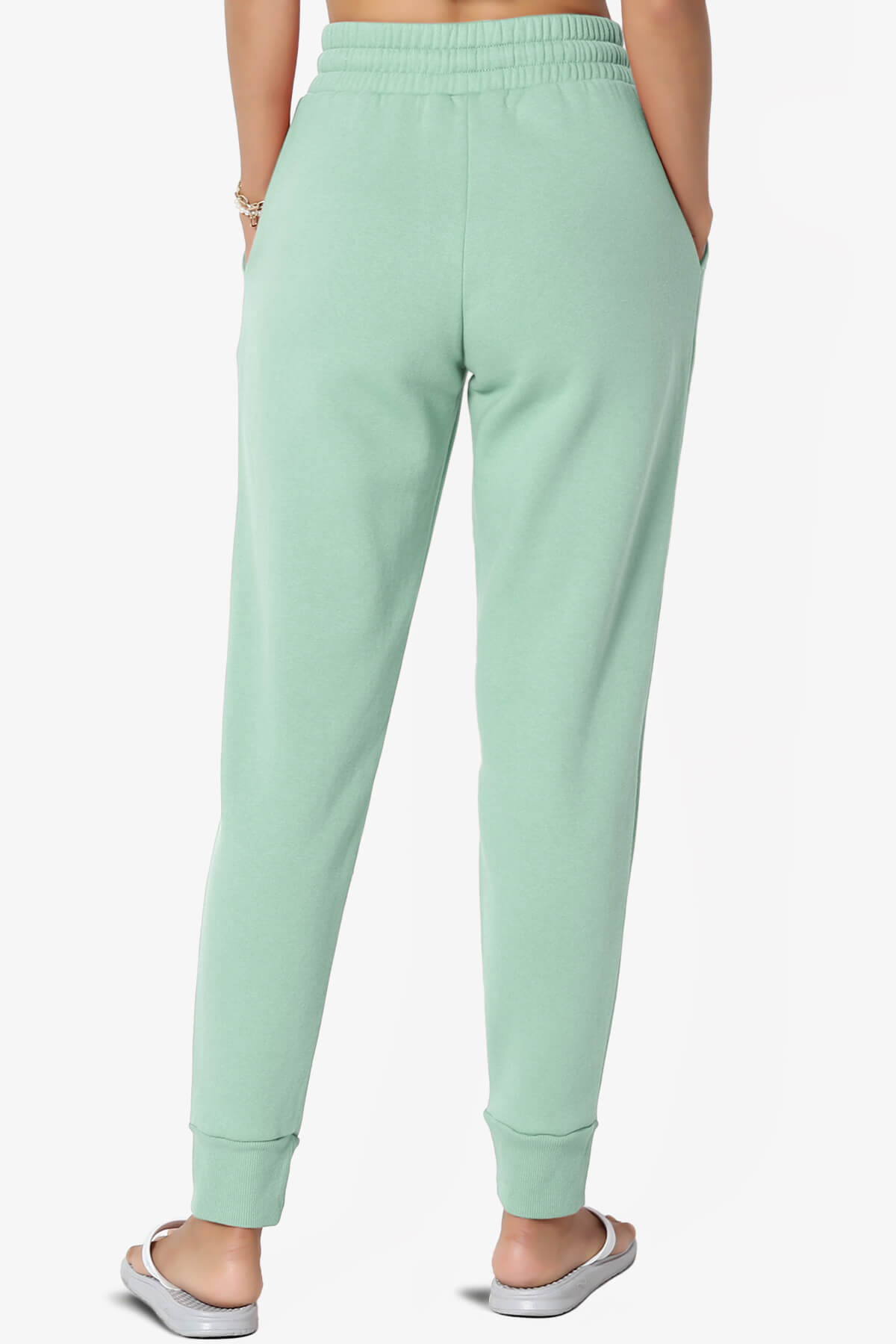 Tove Drawstring Jogger Sweatpants LIGHT GREEN_2