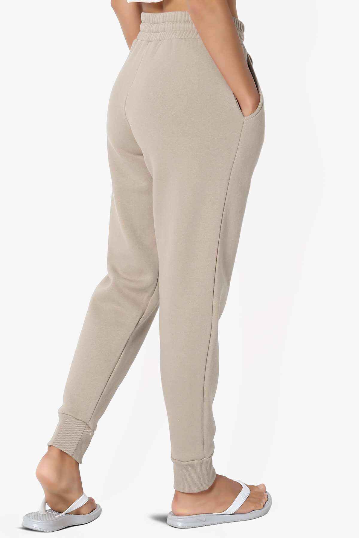 Tove Drawstring Jogger Sweatpants LIGHT MOCHA_4