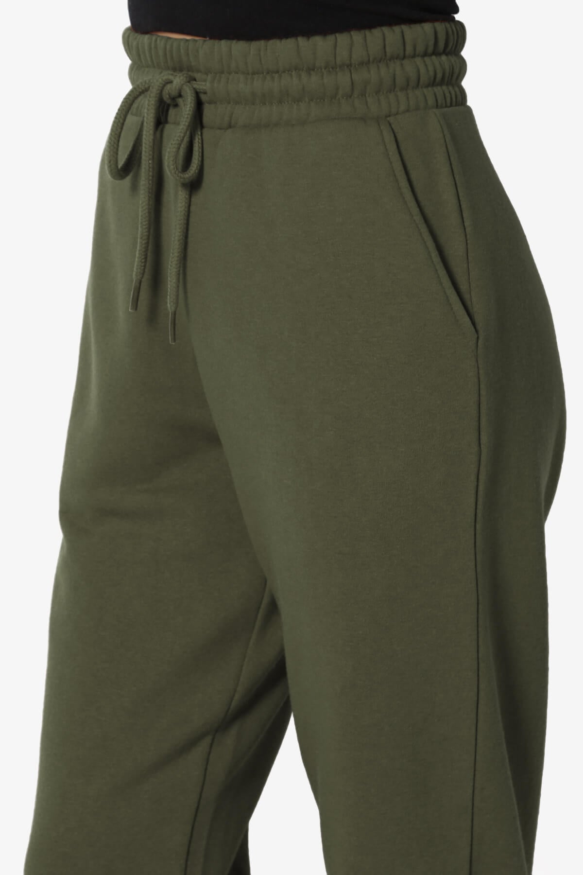 Tove Drawstring Jogger Sweatpants OLIVE_5