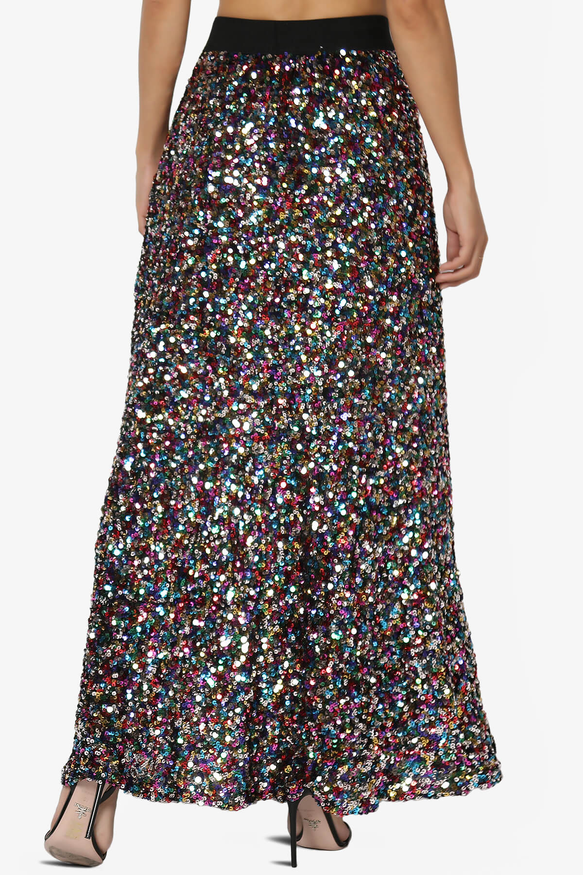 Ulyana Multi Sequin Maxi Skirt