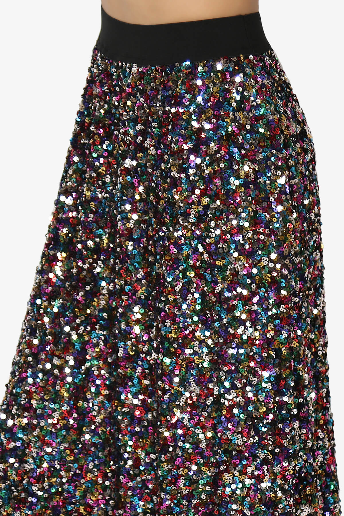 Ulyana Multi Sequin Maxi Skirt