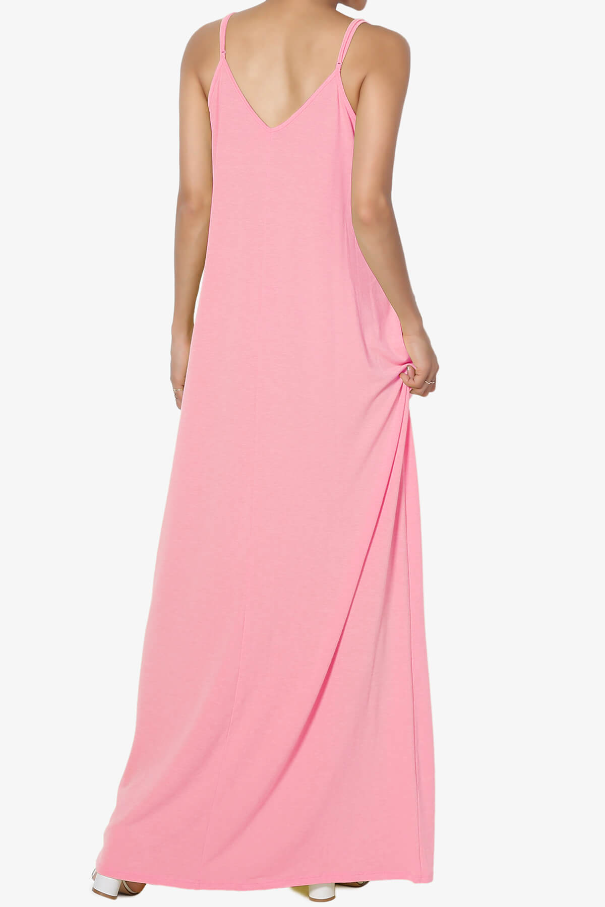 Venus Pocket Cami Maxi Dress BRIGHT PINK_2