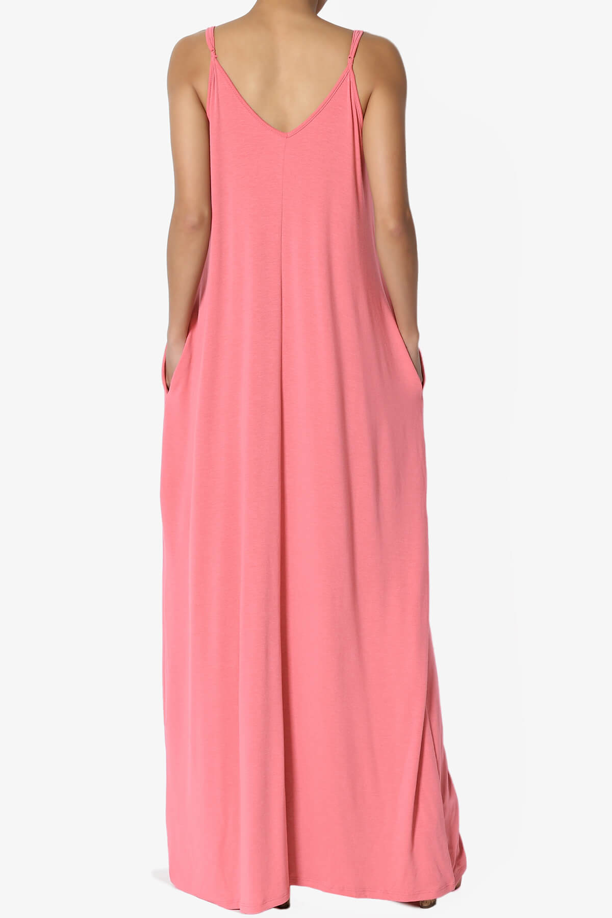 Venus Pocket Cami Maxi Dress DESERT ROSE_2