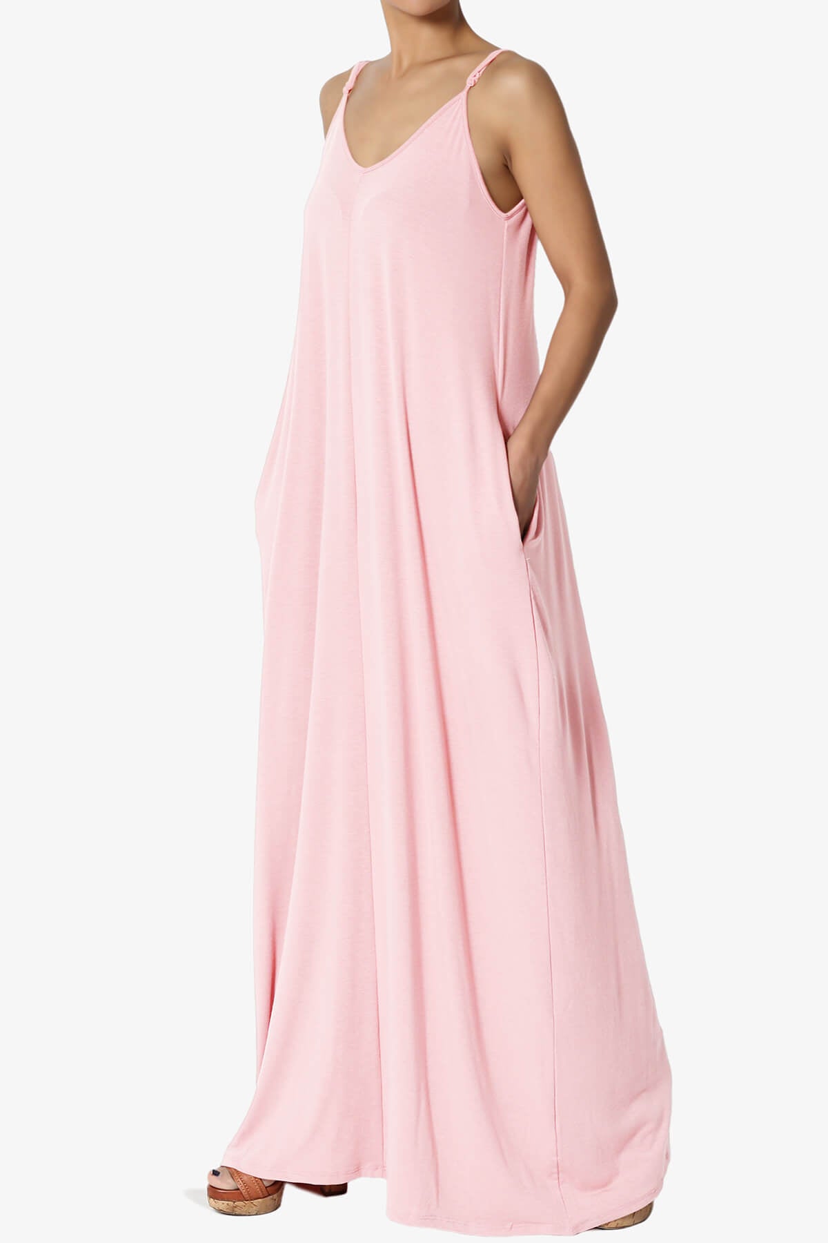 Venus Pocket Cami Maxi Dress DUSTY PINK_3