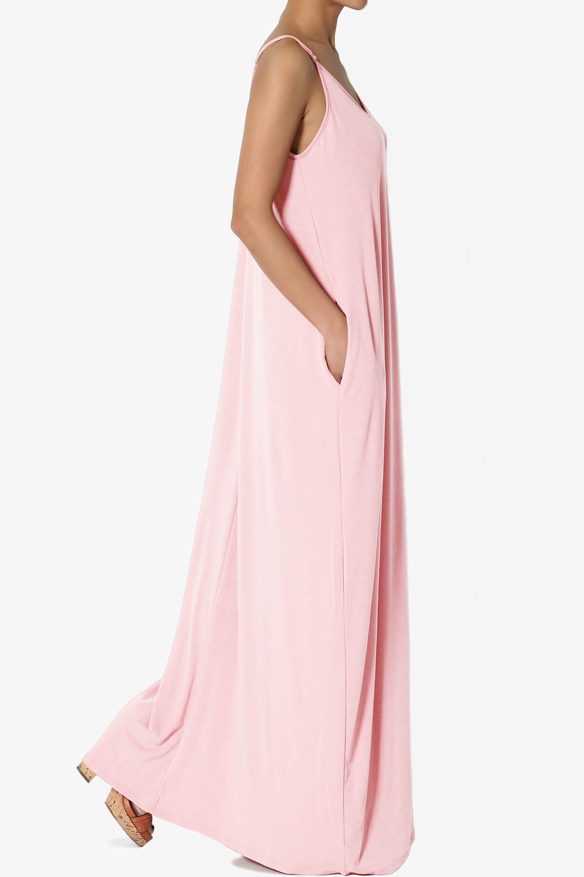 Venus Pocket Cami Maxi Dress DUSTY PINK_4