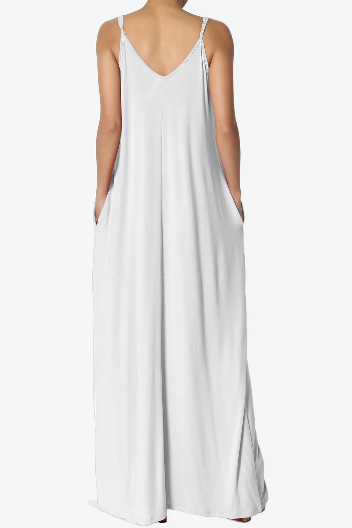 Venus Pocket Cami Maxi Dress GREY MIST_2