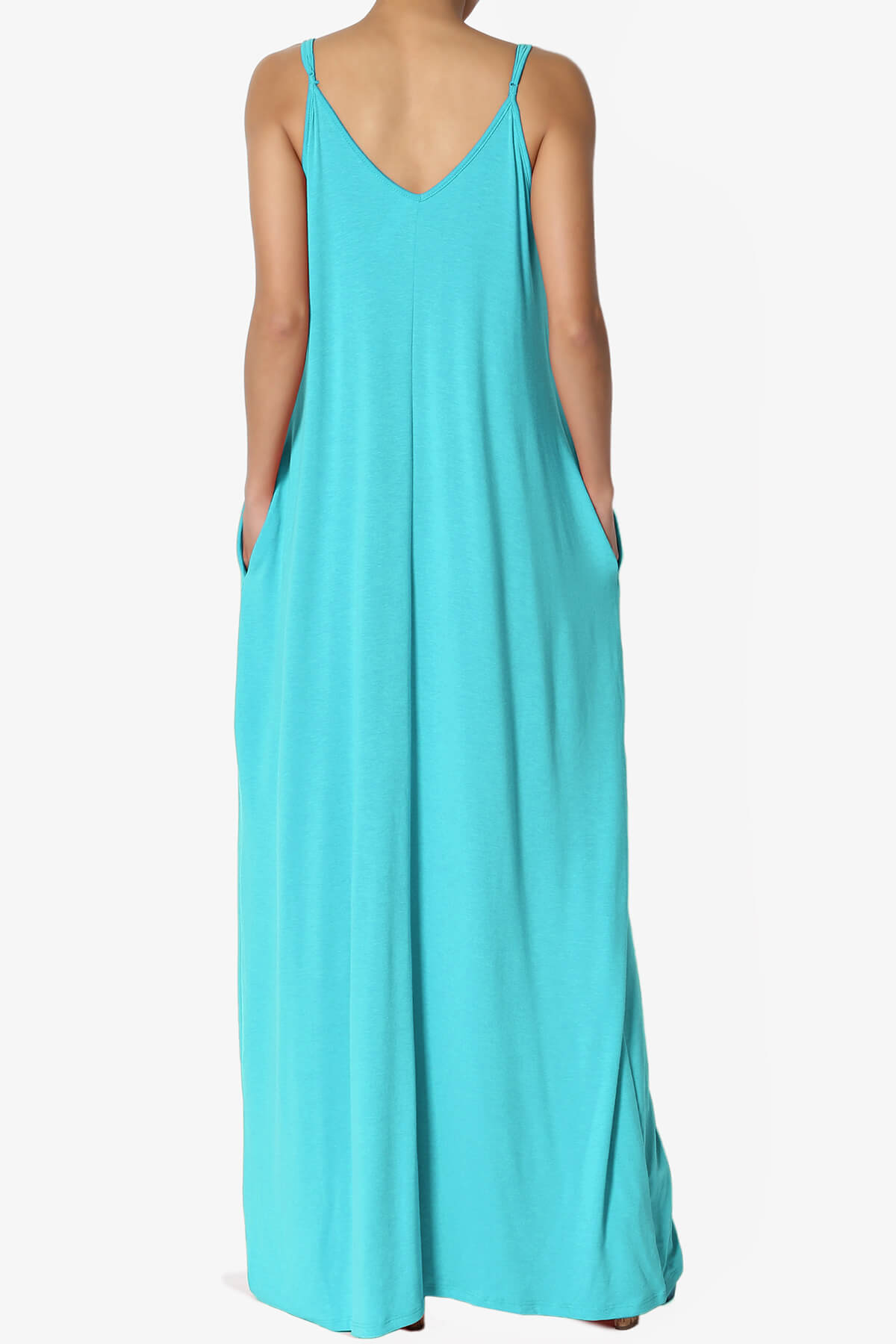 Venus Pocket Cami Maxi Dress ICE BLUE_2