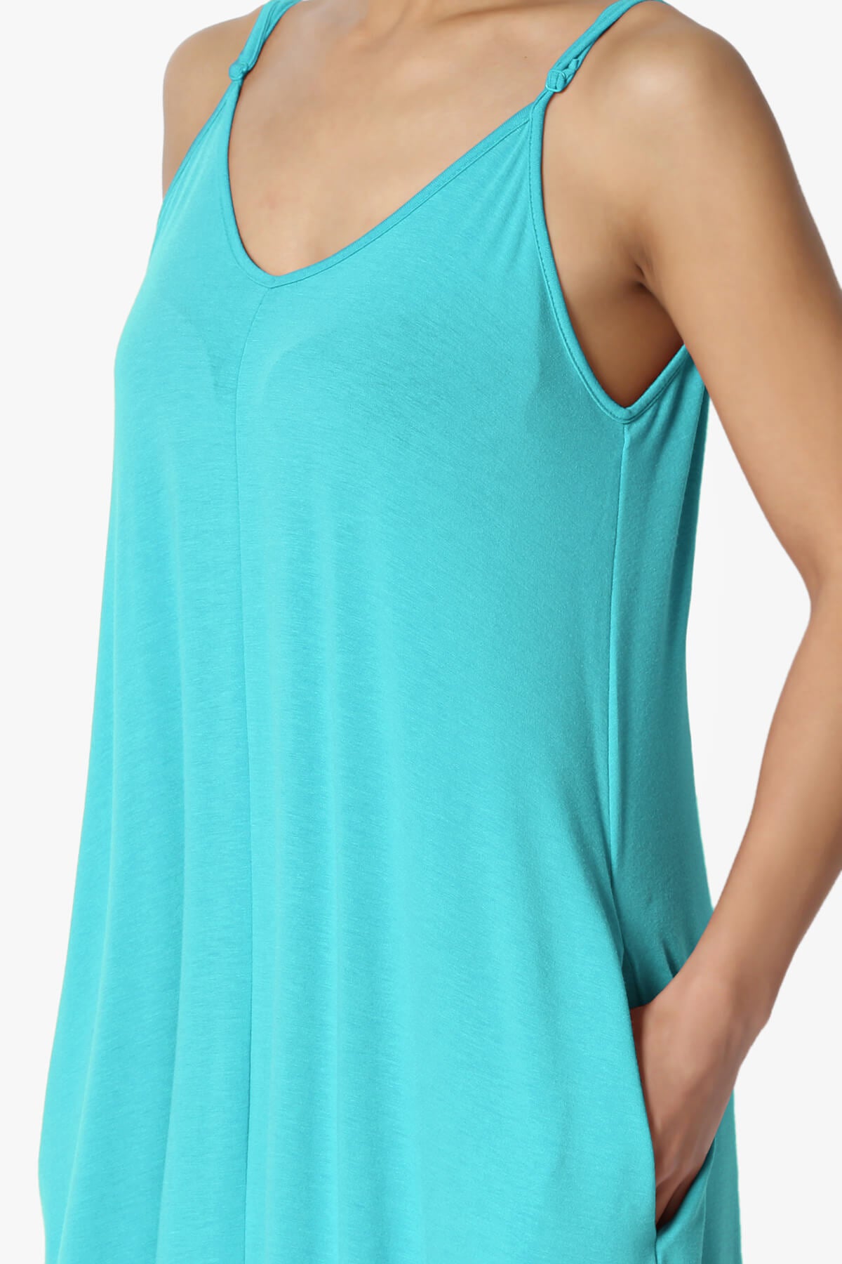 Venus Pocket Cami Maxi Dress ICE BLUE_5