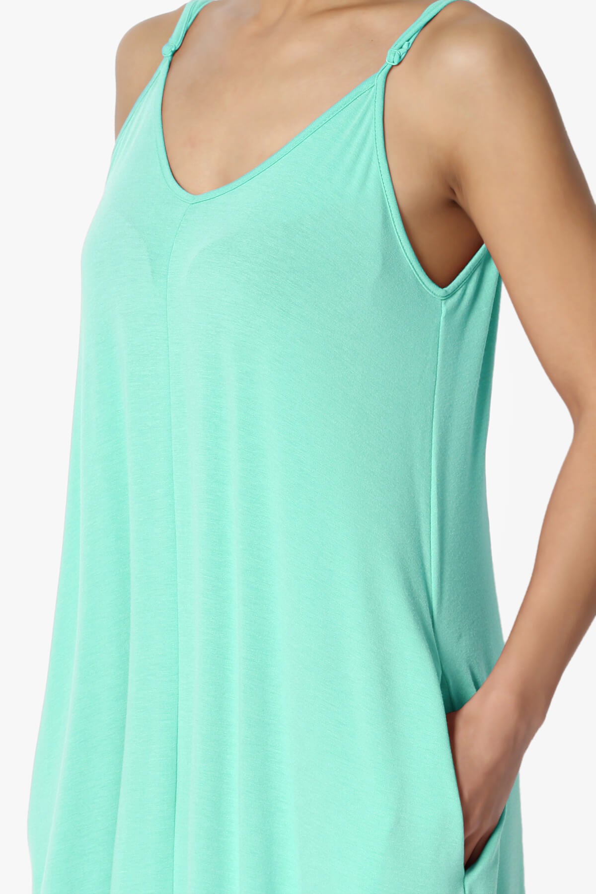 Venus Pocket Cami Maxi Dress MINT_5