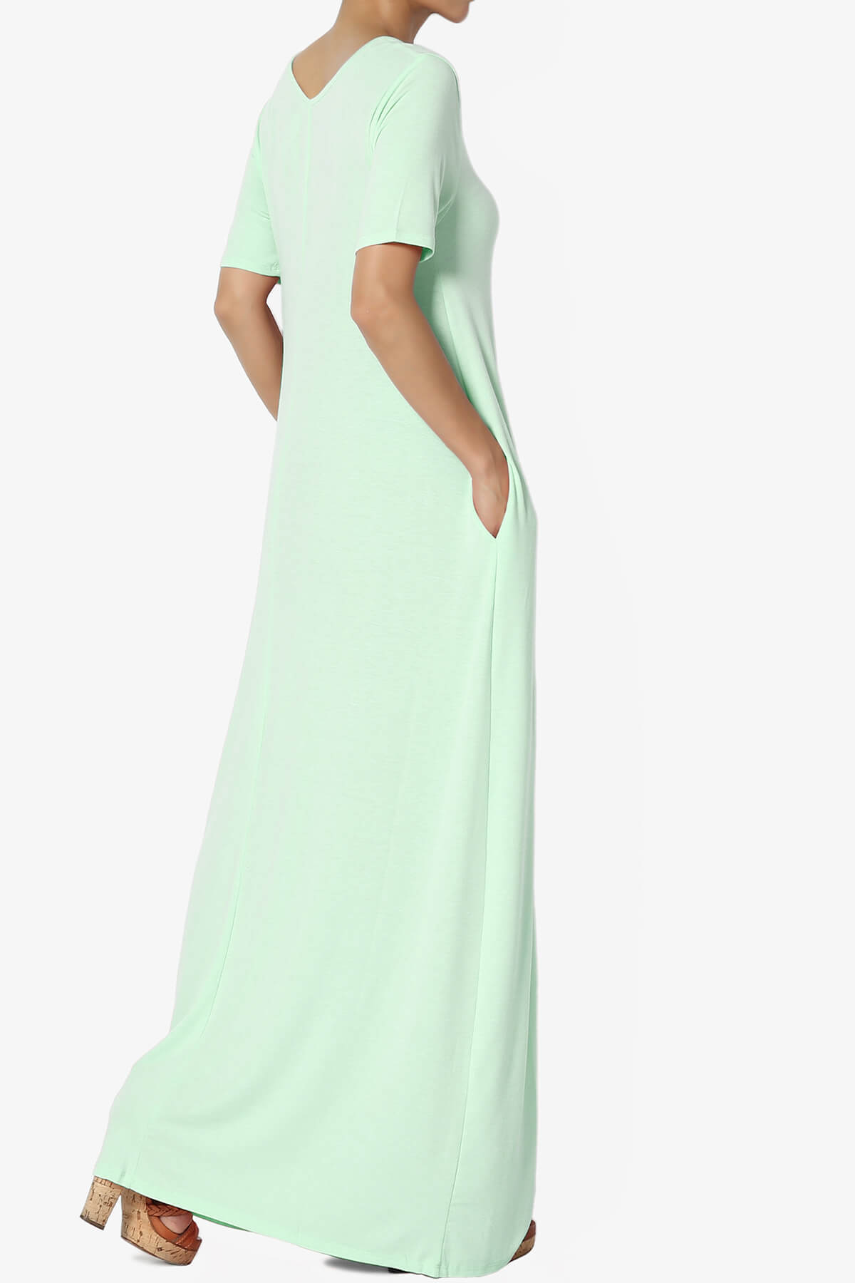 Vina Pocket Oversized Maxi Dress DUSTY MINT_4