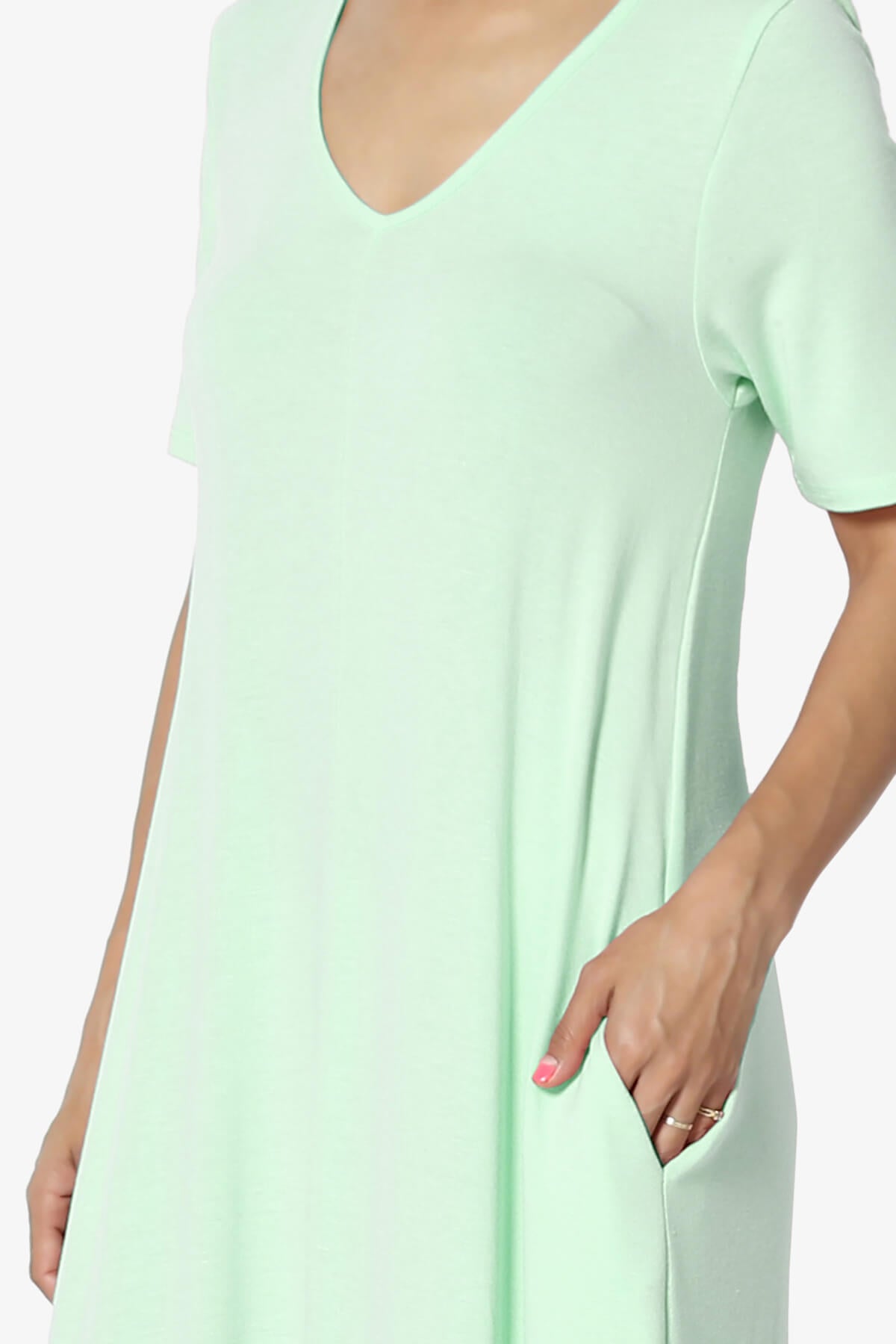 Vina Pocket Oversized Maxi Dress DUSTY MINT_5