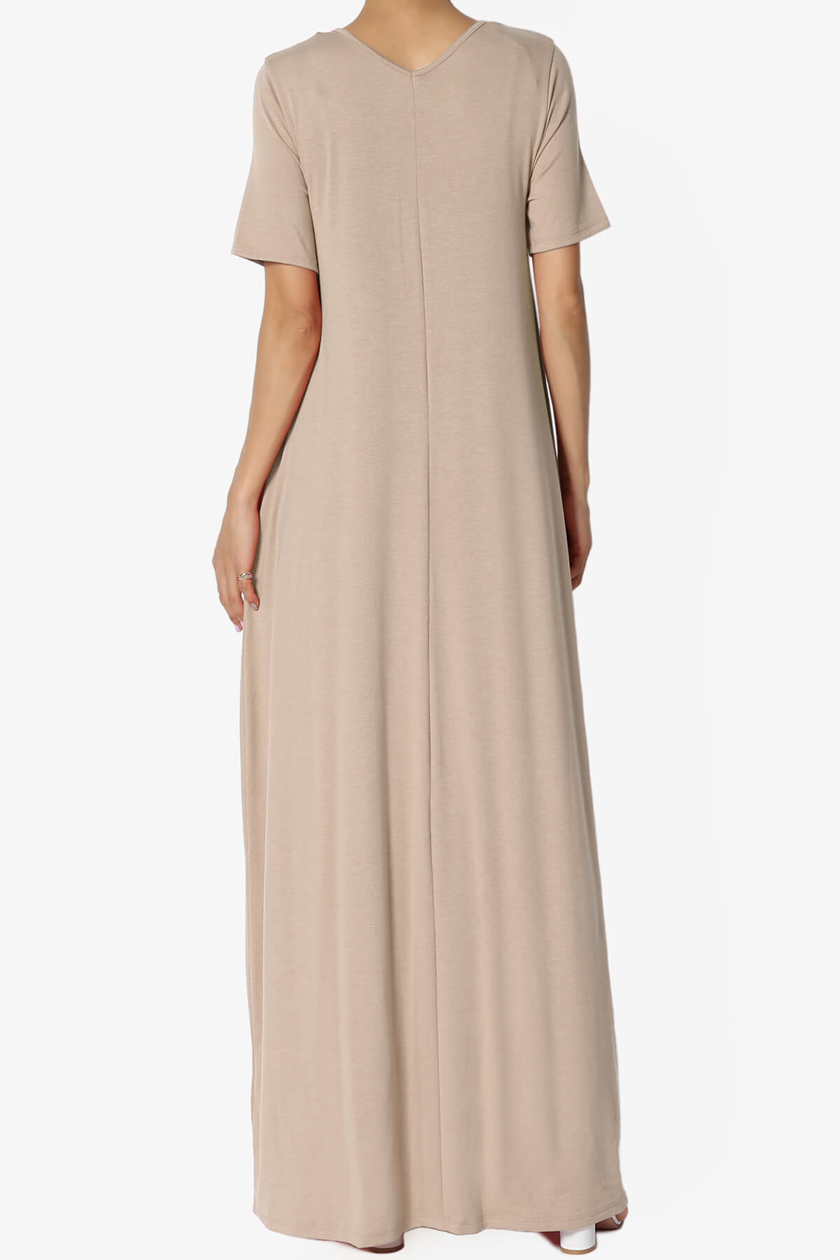 Vina Pocket Oversized Maxi Dress LIGHT MOCHA_2
