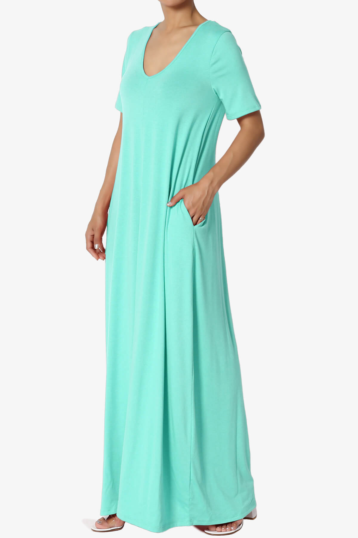 Vina Pocket Oversized Maxi Dress MINT_3