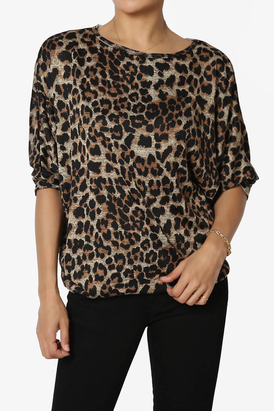 Wanda Printed Dolman Sleeve Top