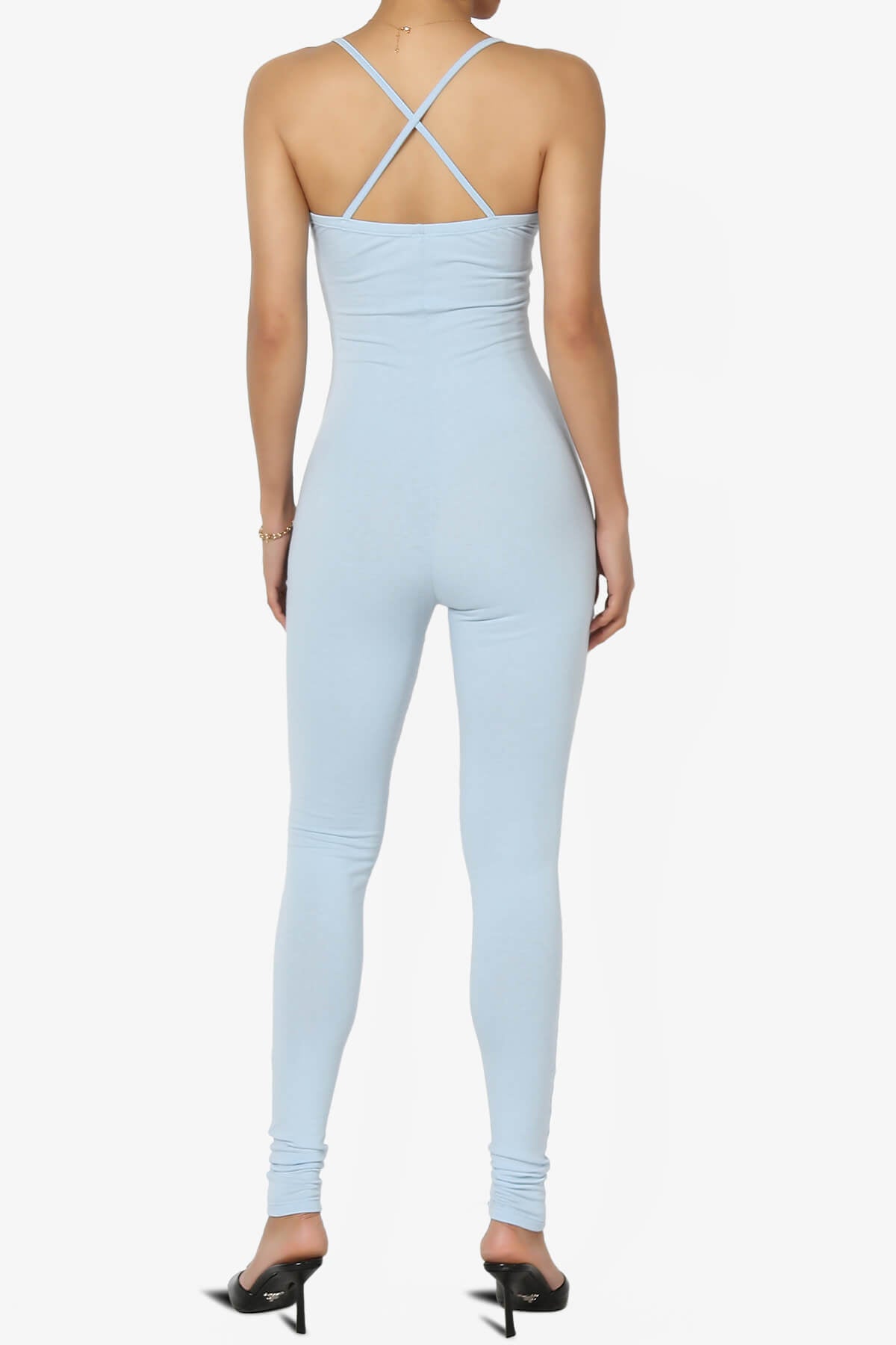 Zaria Cotton Jersey Cami Jumpsuit LIGHT BLUE_2